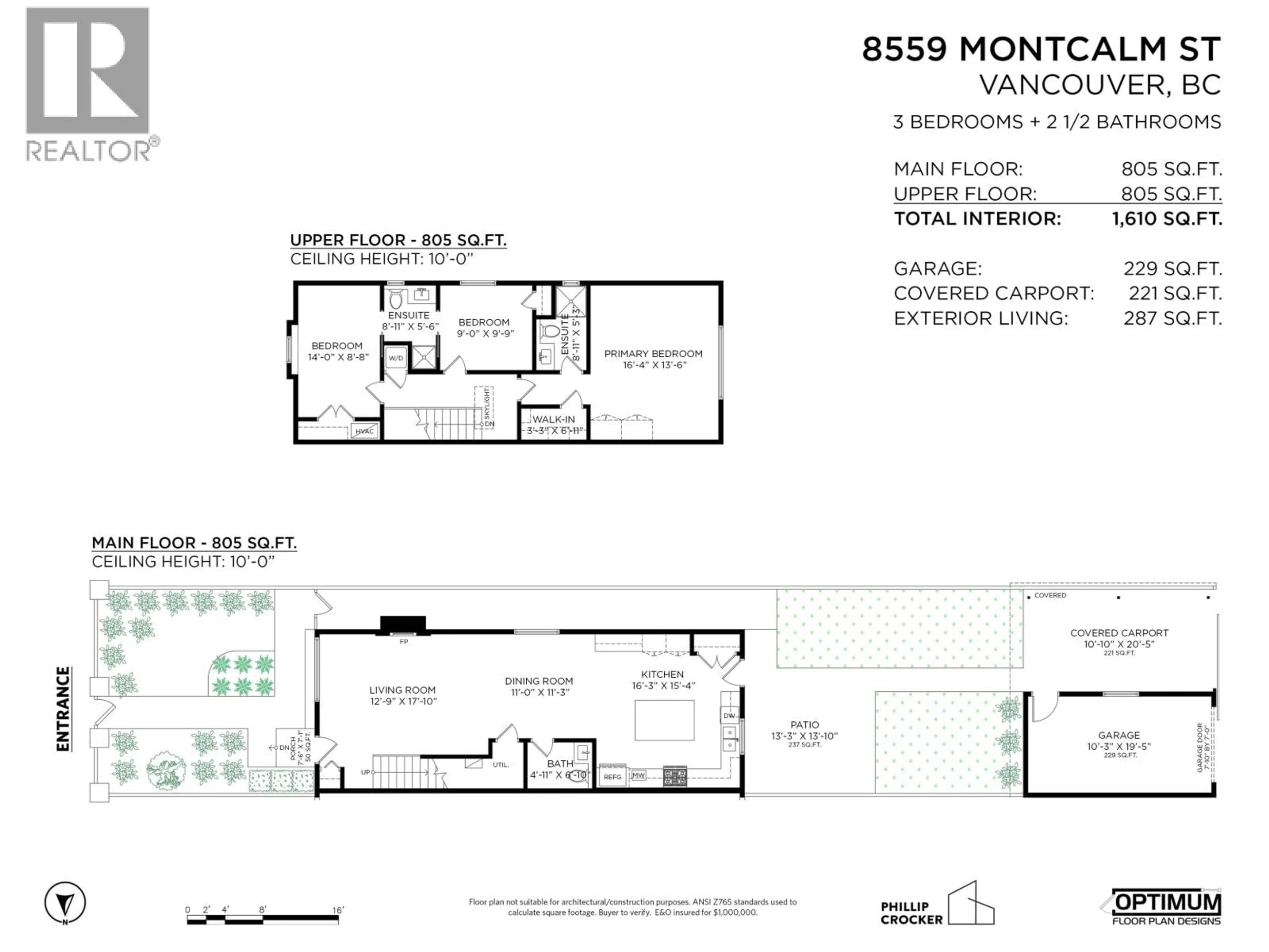 Floor plan for 8559 MONTCALM STREET, Vancouver British Columbia V6P4P6