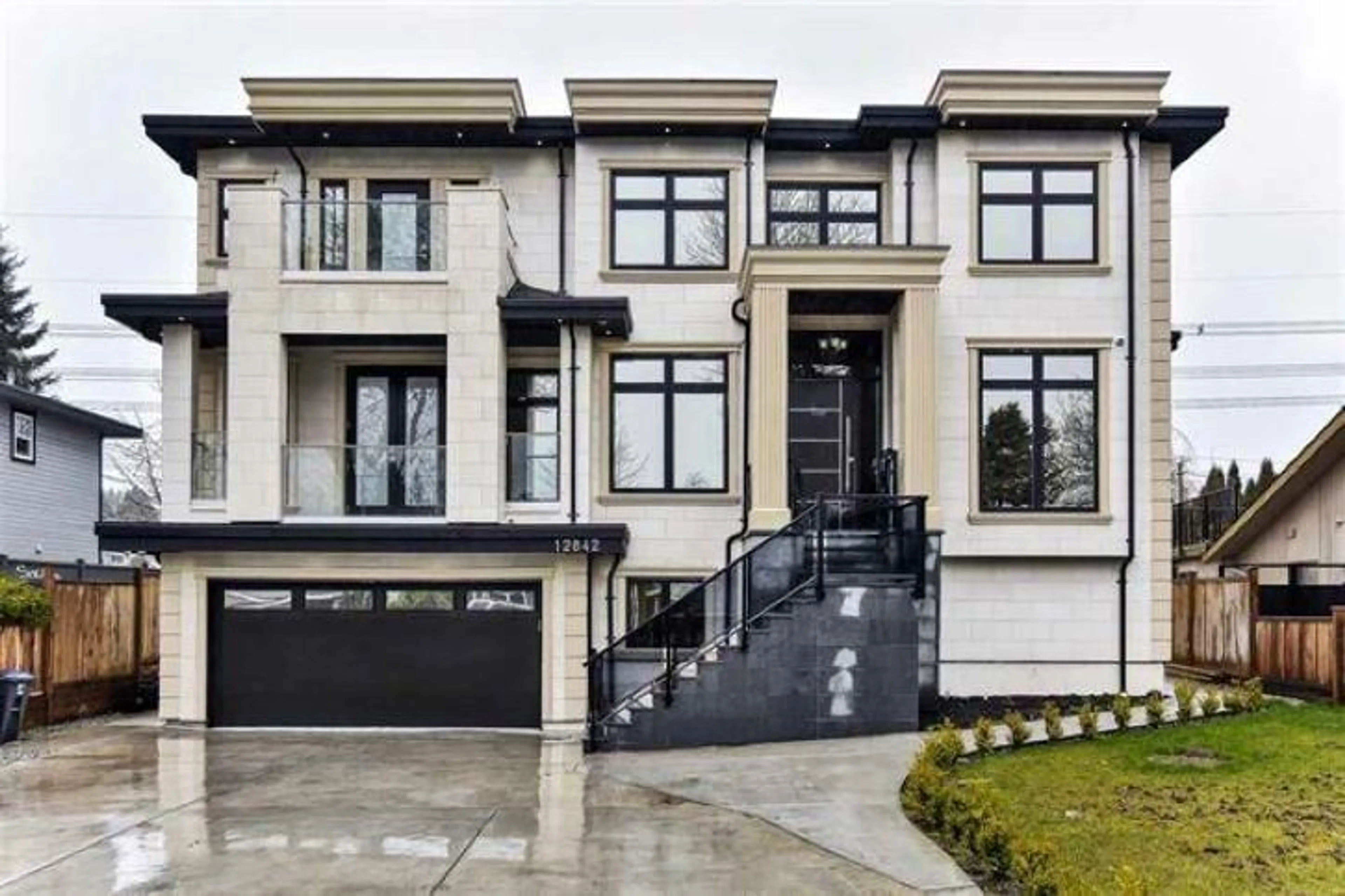 Home with brick exterior material, street for 12842 CARLUKE CRESCENT, Surrey British Columbia V3V6R4