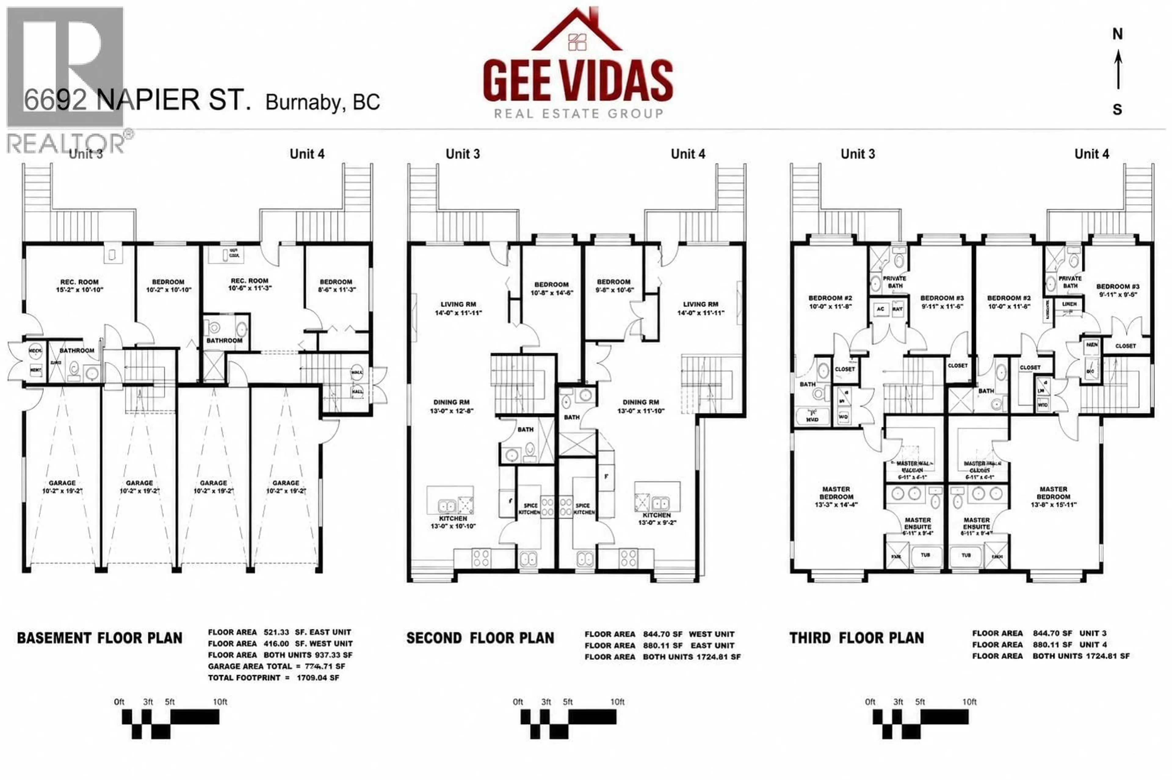 Floor plan for 4 - 6692 NAPIER STREET, Burnaby British Columbia V5B2C3