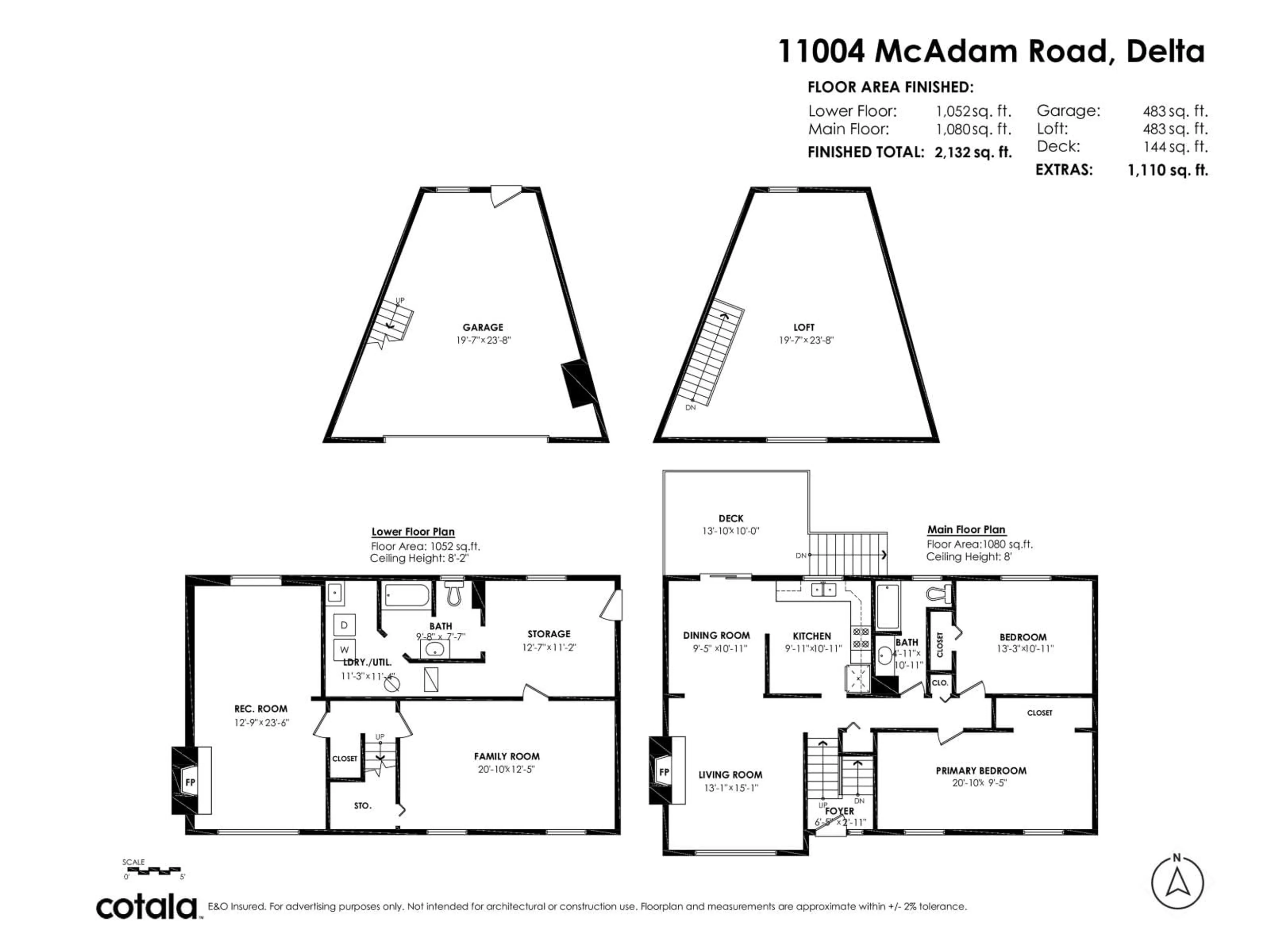 Floor plan for 11004 MCADAM ROAD, Delta British Columbia V4C3E8