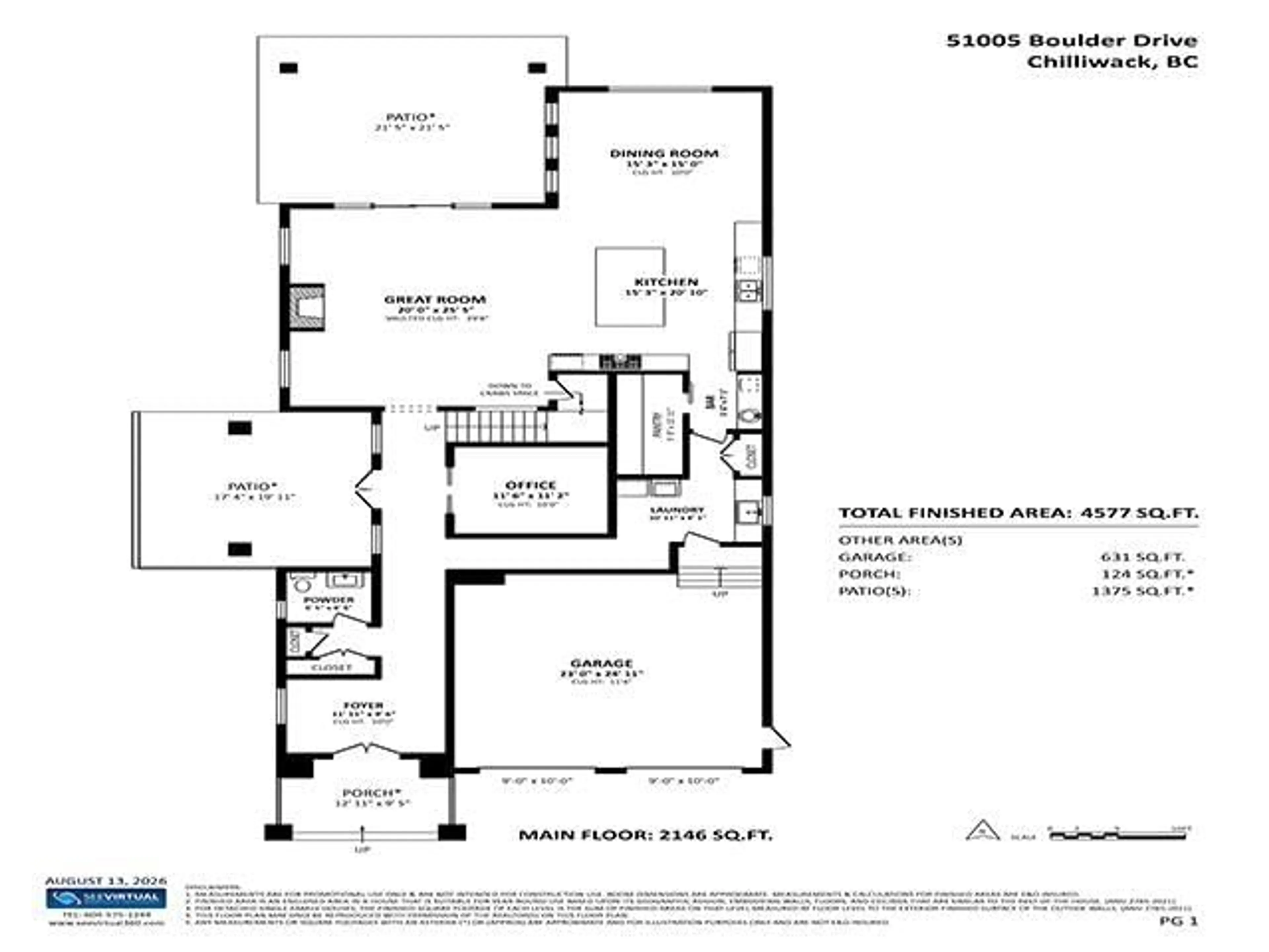 Floor plan for 51005 BOULDER DRIVE, Chilliwack British Columbia V4Z0E8