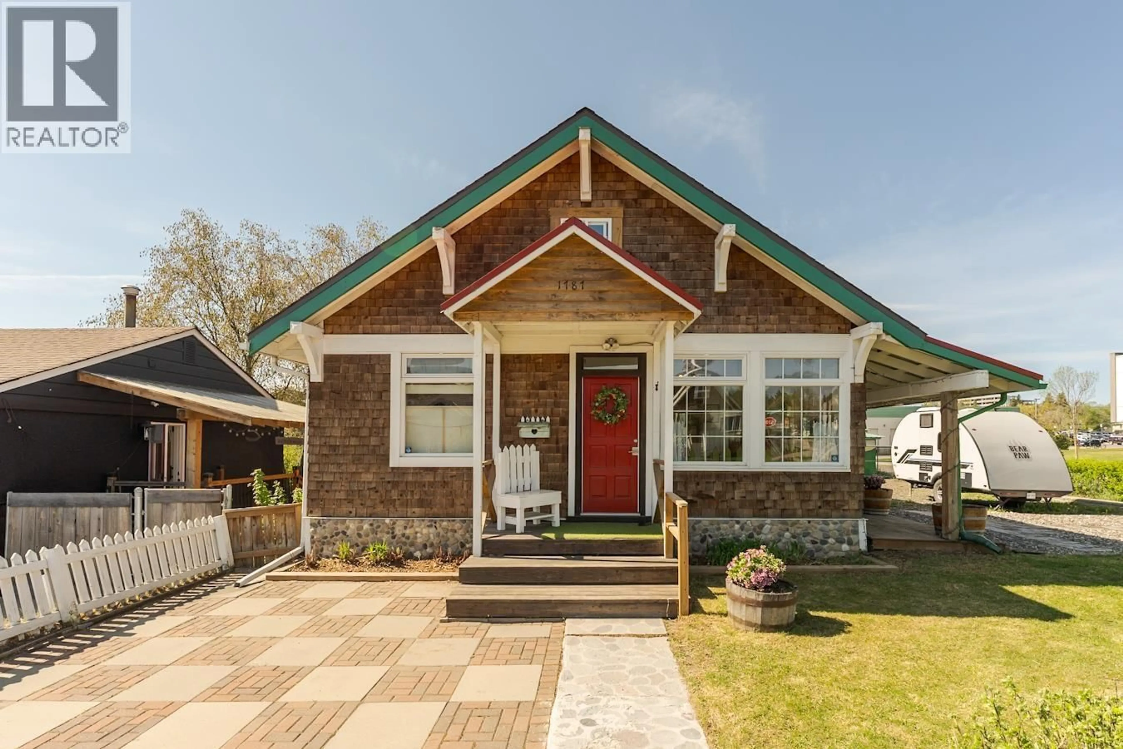 Home with brick exterior material, street for 1787 7TH AVENUE, Prince George British Columbia V2K3P7