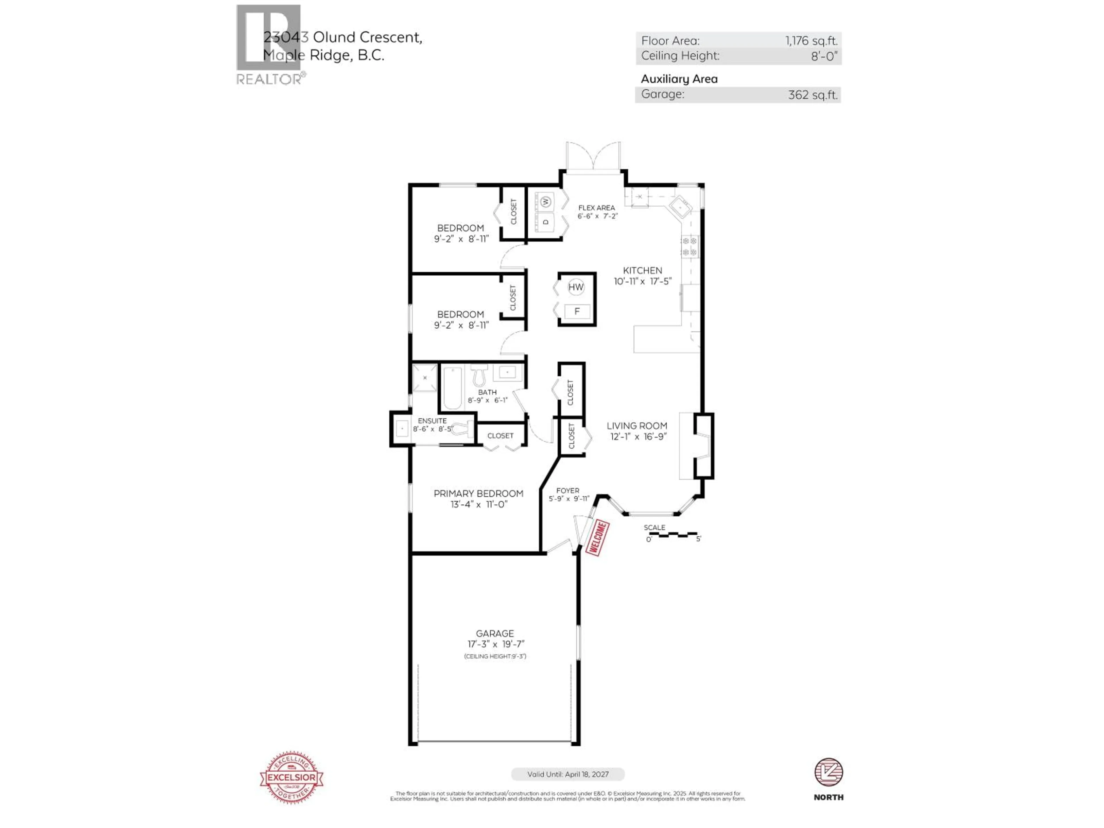 Floor plan for 23043 OLUND CRESCENT, Maple Ridge British Columbia V2X0E8