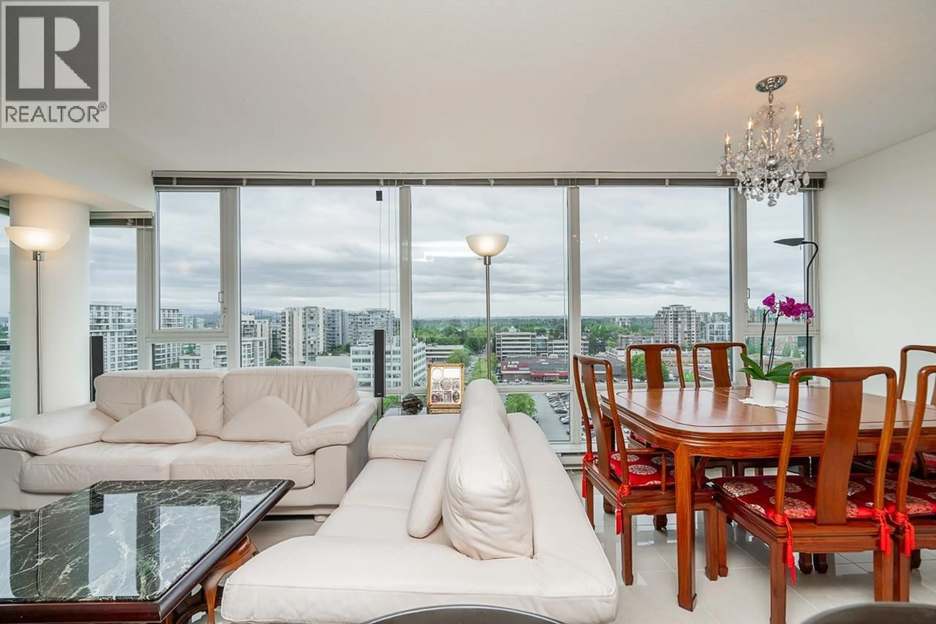 Living room with furniture, unknown for 1607 - 7988 ACKROYD ROAD, Richmond British Columbia V6X0K6