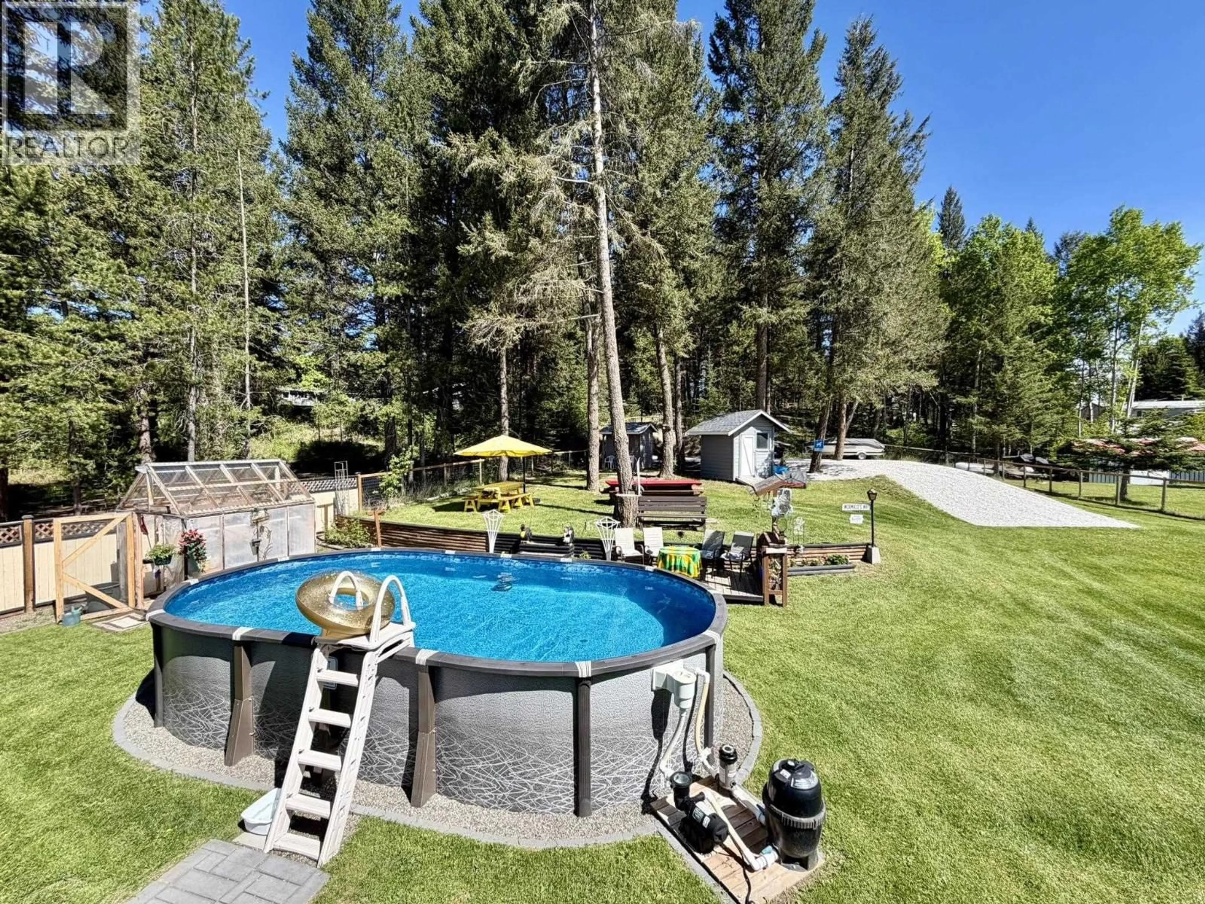 A pic from outside/outdoor area/front of a property/back of a property/a pic from drone, water/lake/river/ocean view for 6433 LYNX ROAD, Forest Grove British Columbia V0K1M0