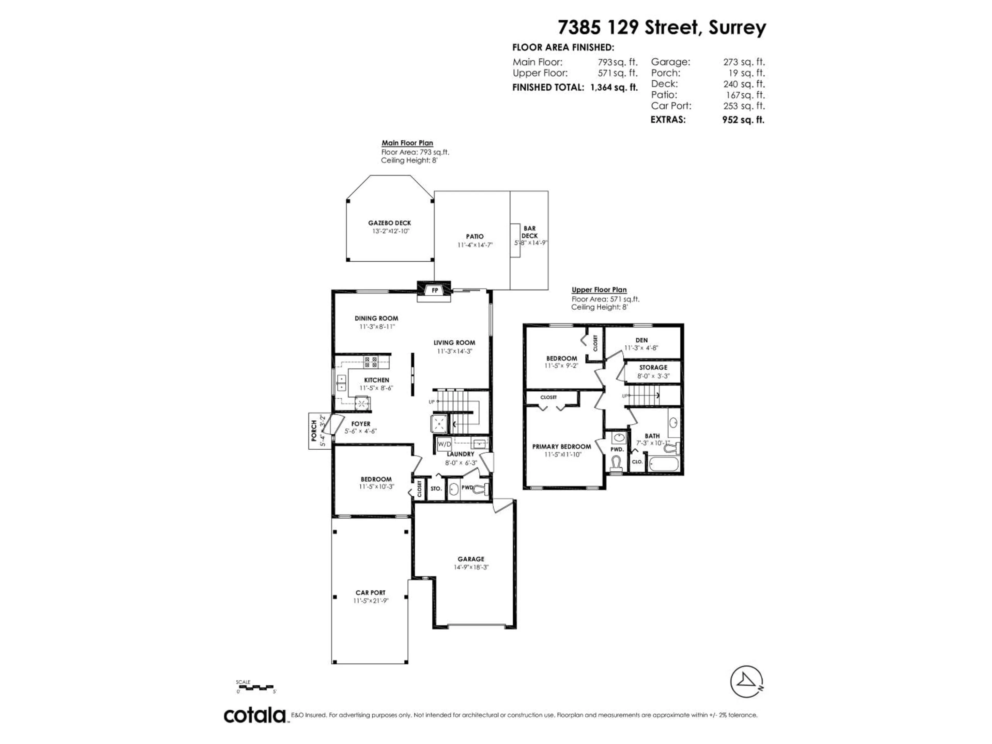 Floor plan for 7385 129 STREET, Surrey British Columbia V3W7B8