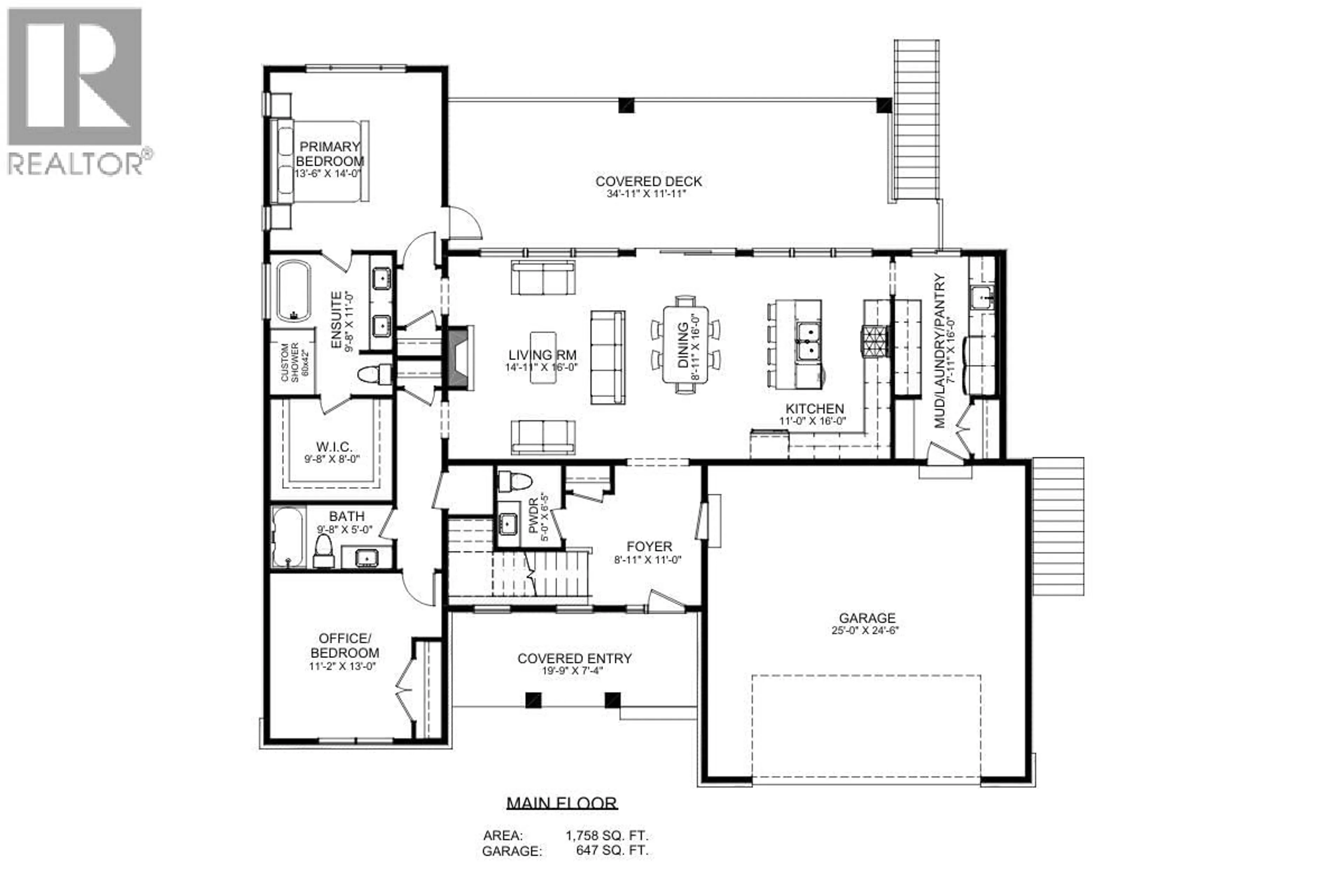 Floor plan for 5156 HEADLANDS HEIGHTS, Prince George British Columbia V2N4Z9