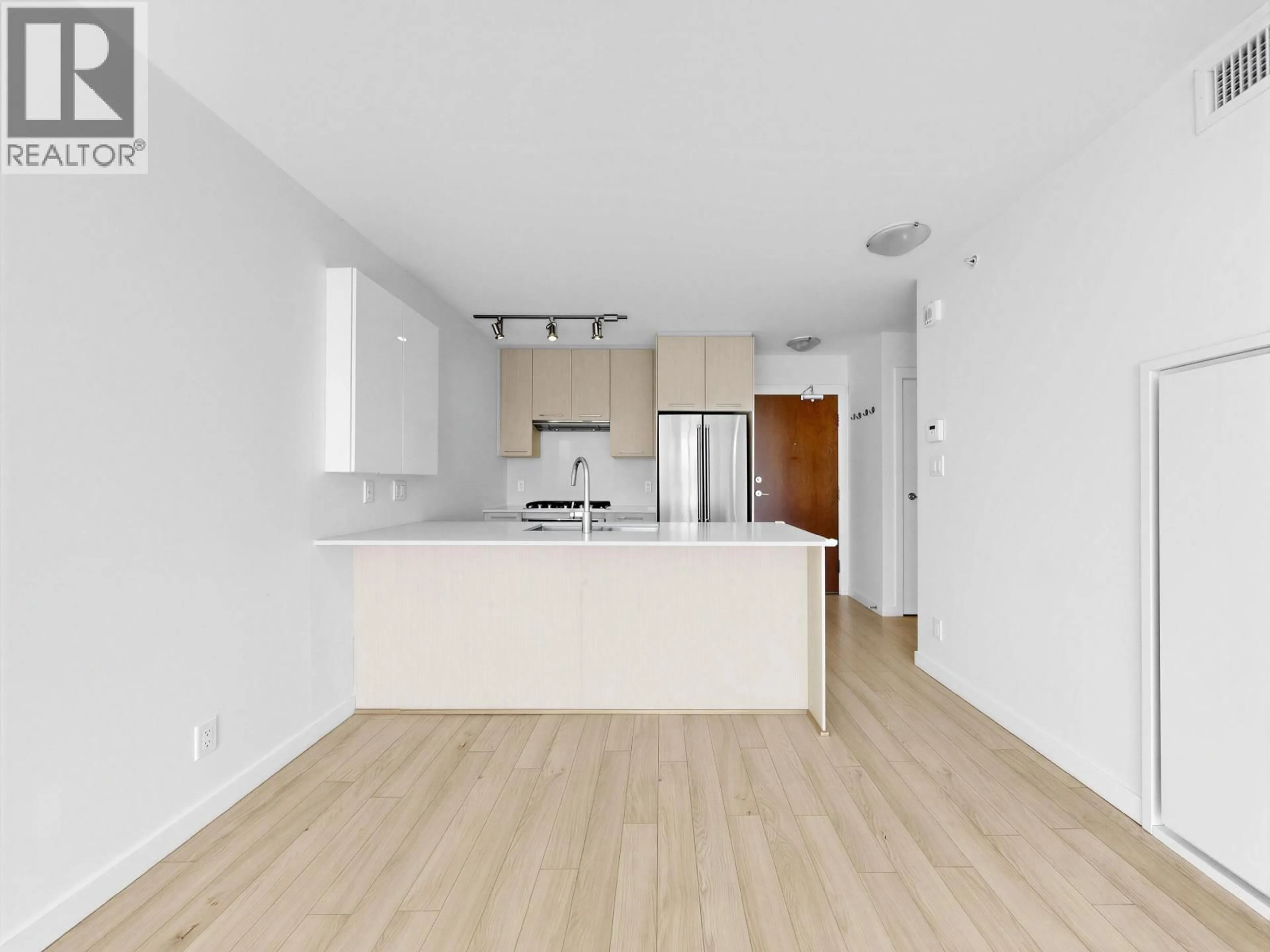 Open concept kitchen, wood/laminate floor for 808 - 7708 ALDERBRIDGE WAY, Richmond British Columbia V6X0P9