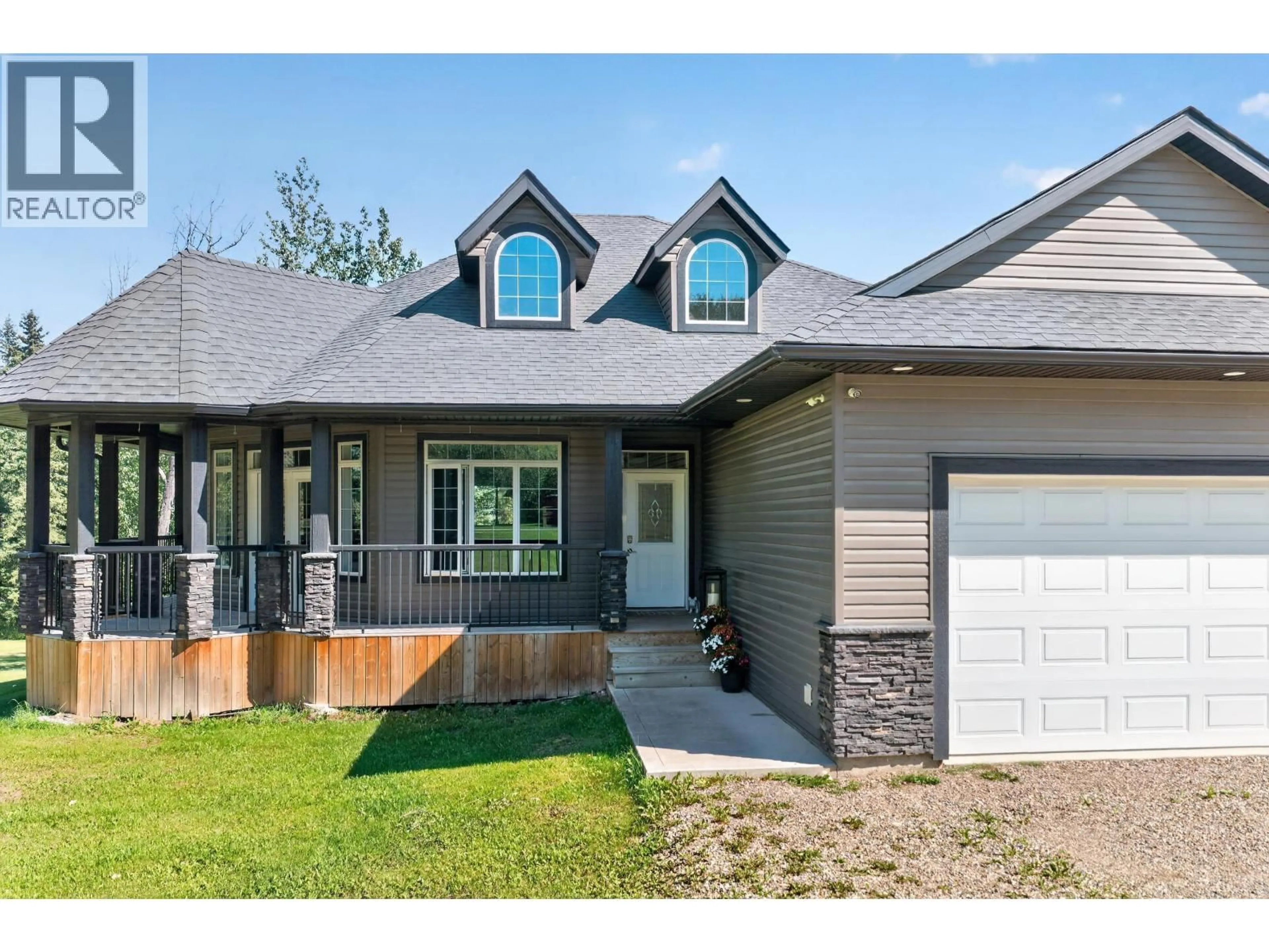 Home with vinyl exterior material, street for 13537 281 ROAD, Charlie Lake British Columbia V1J8J4