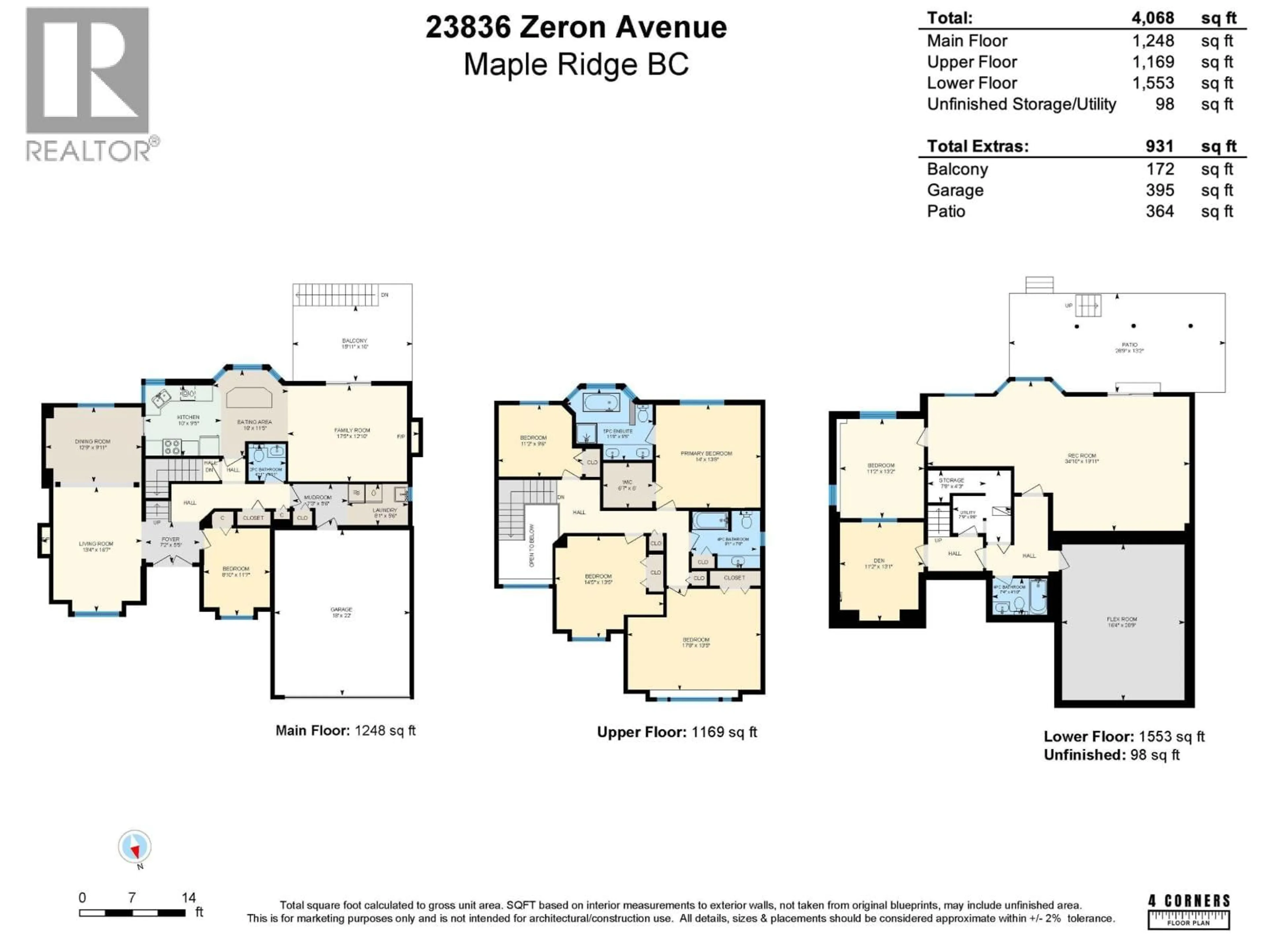 Floor plan for 23836 ZERON AVENUE, Maple Ridge British Columbia V2W1E3