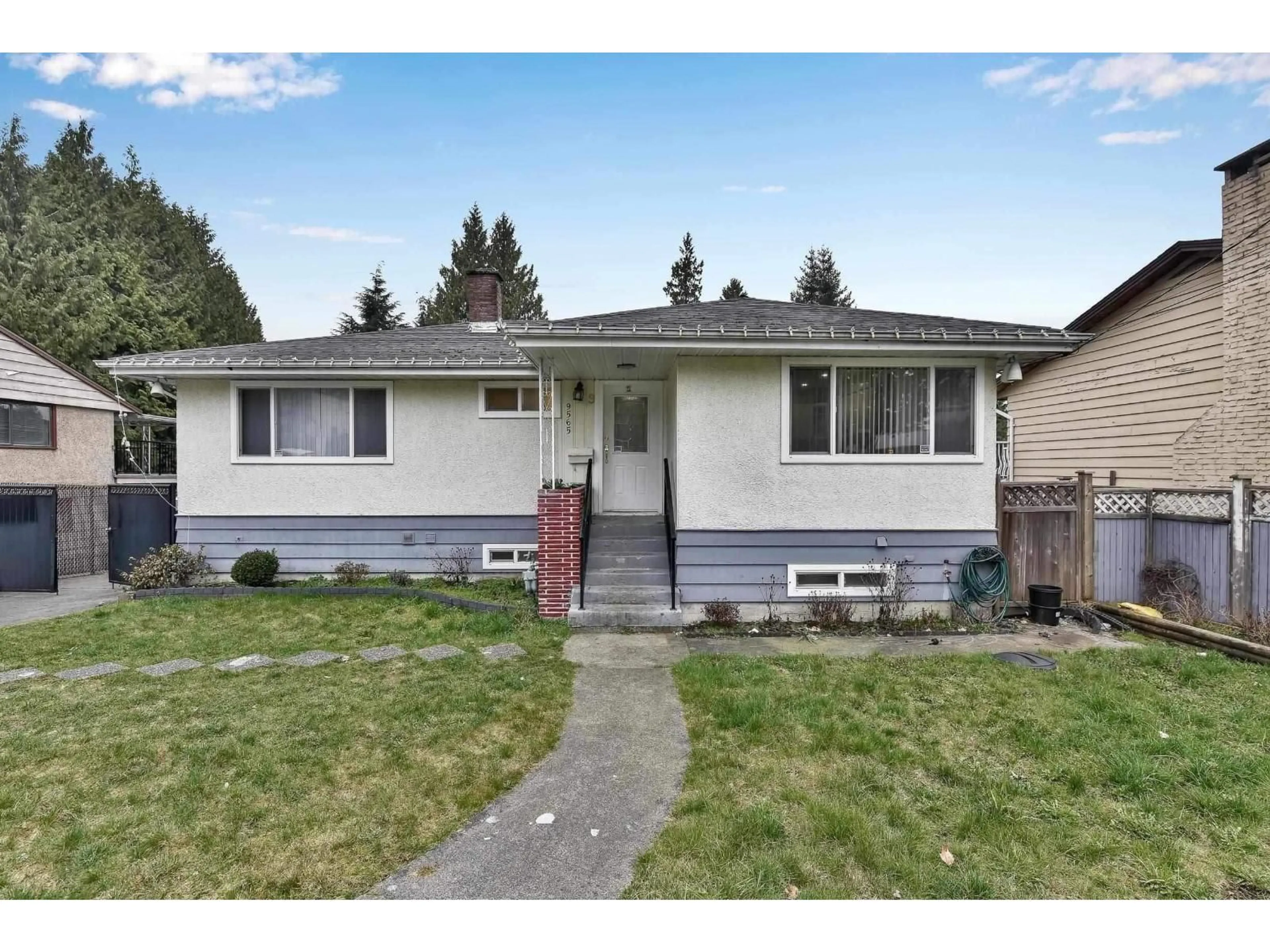 Home with vinyl exterior material, street for 9565 116 STREET, Delta British Columbia V4C5X2