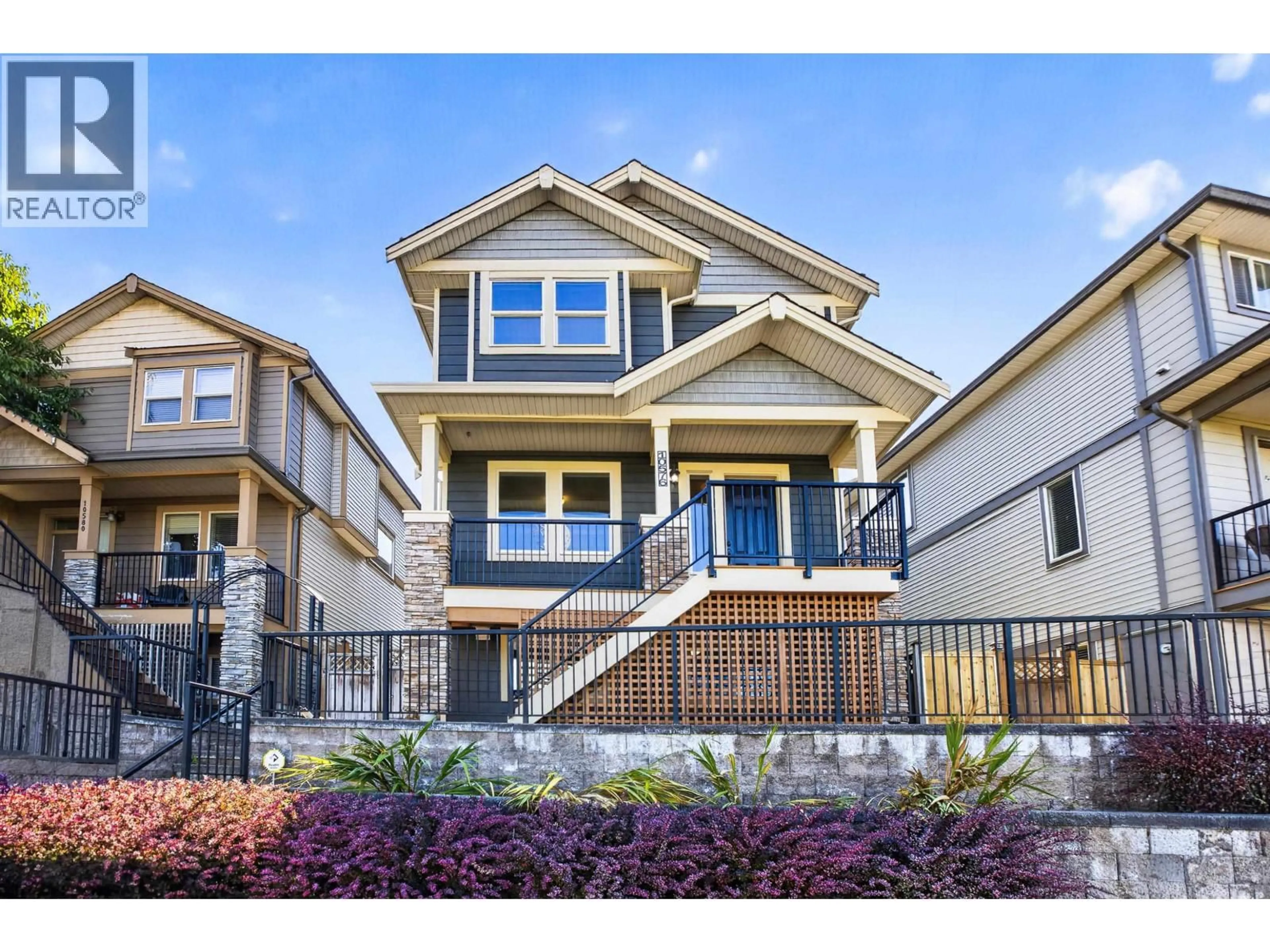 Home with vinyl exterior material, street for 10576 JACKSON ROAD, Maple Ridge British Columbia V2W0G2