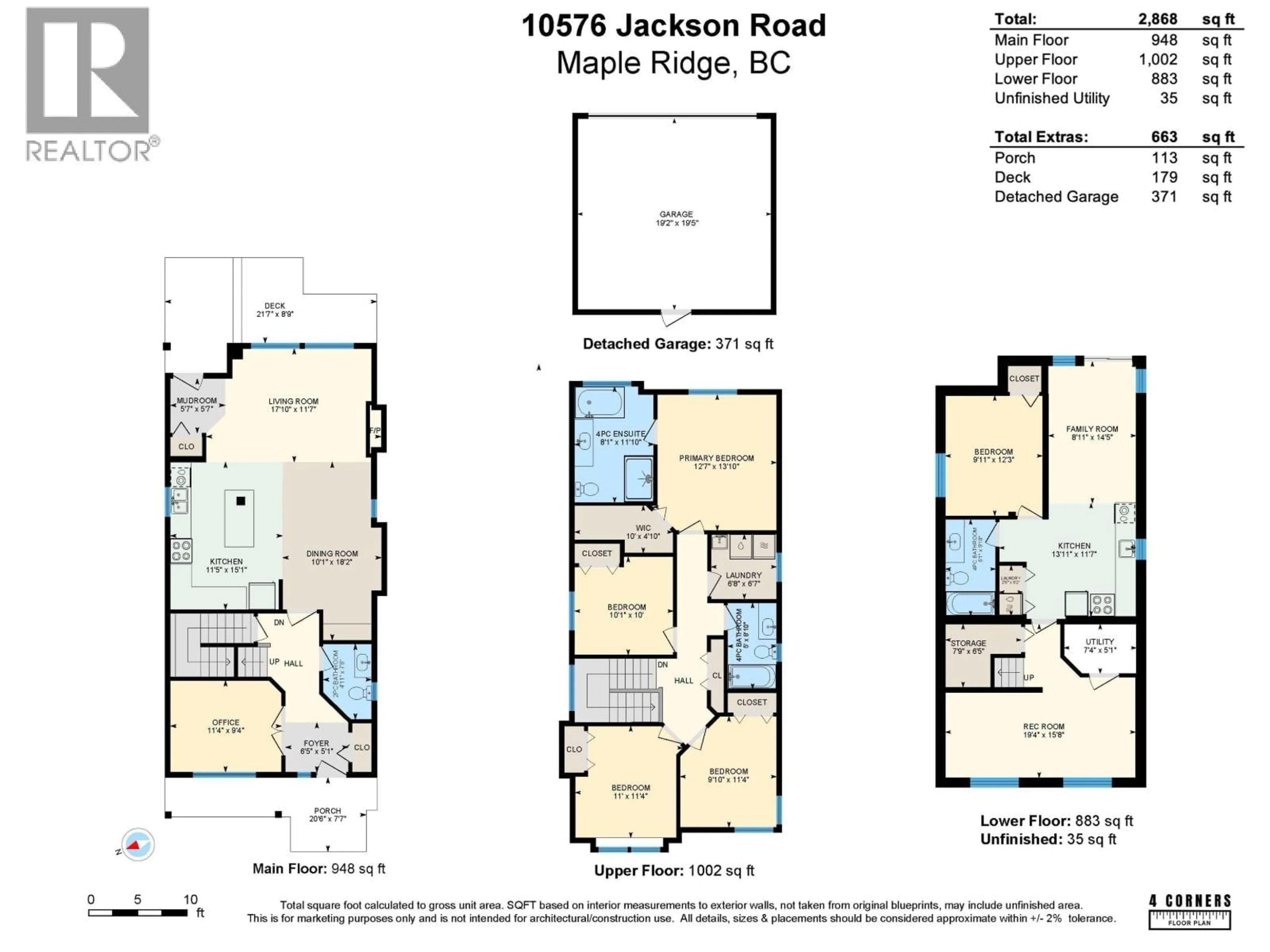 Floor plan for 10576 JACKSON ROAD, Maple Ridge British Columbia V2W0G2