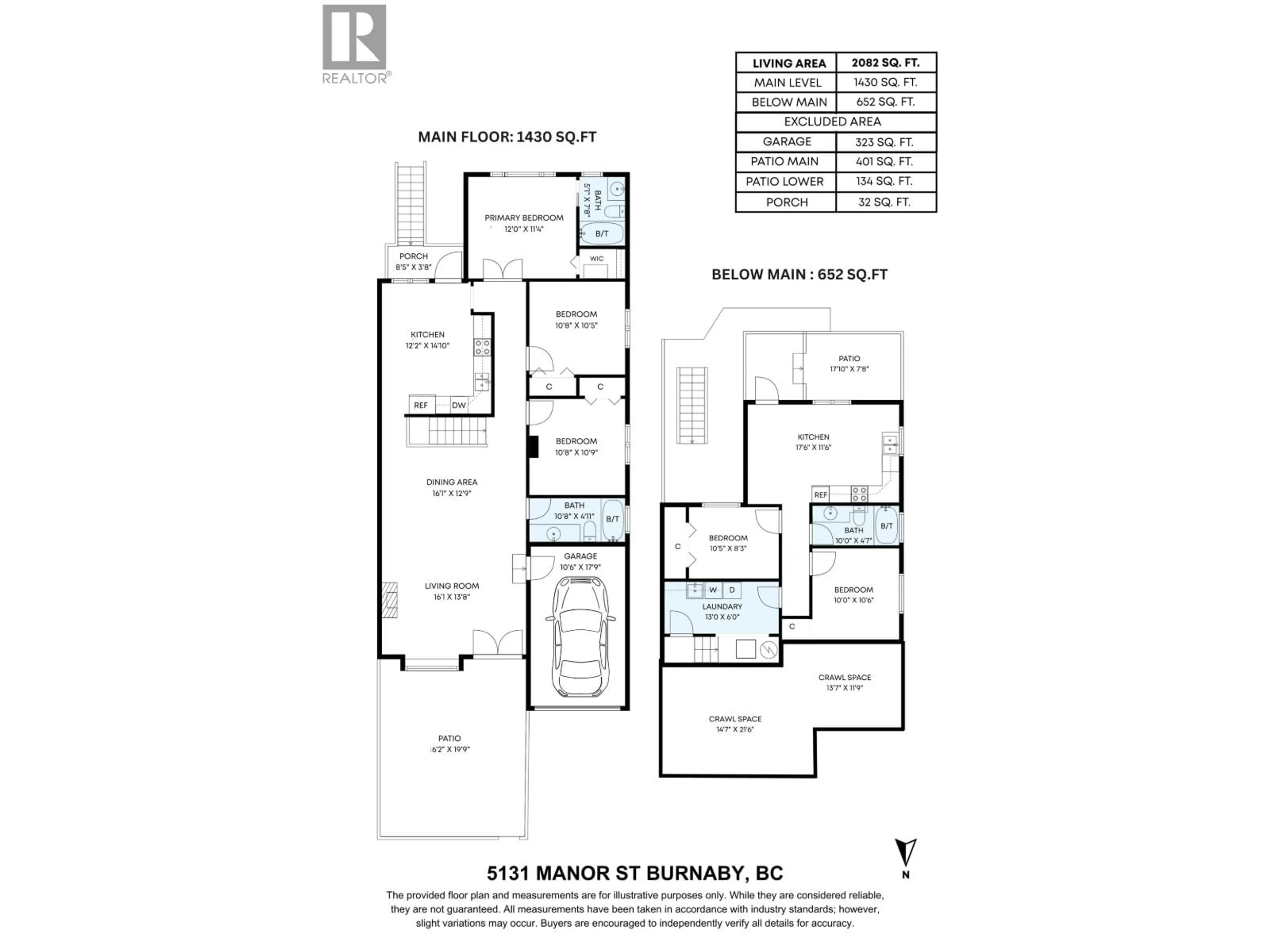Floor plan for 5131 MANOR STREET, Burnaby British Columbia V5G1G4