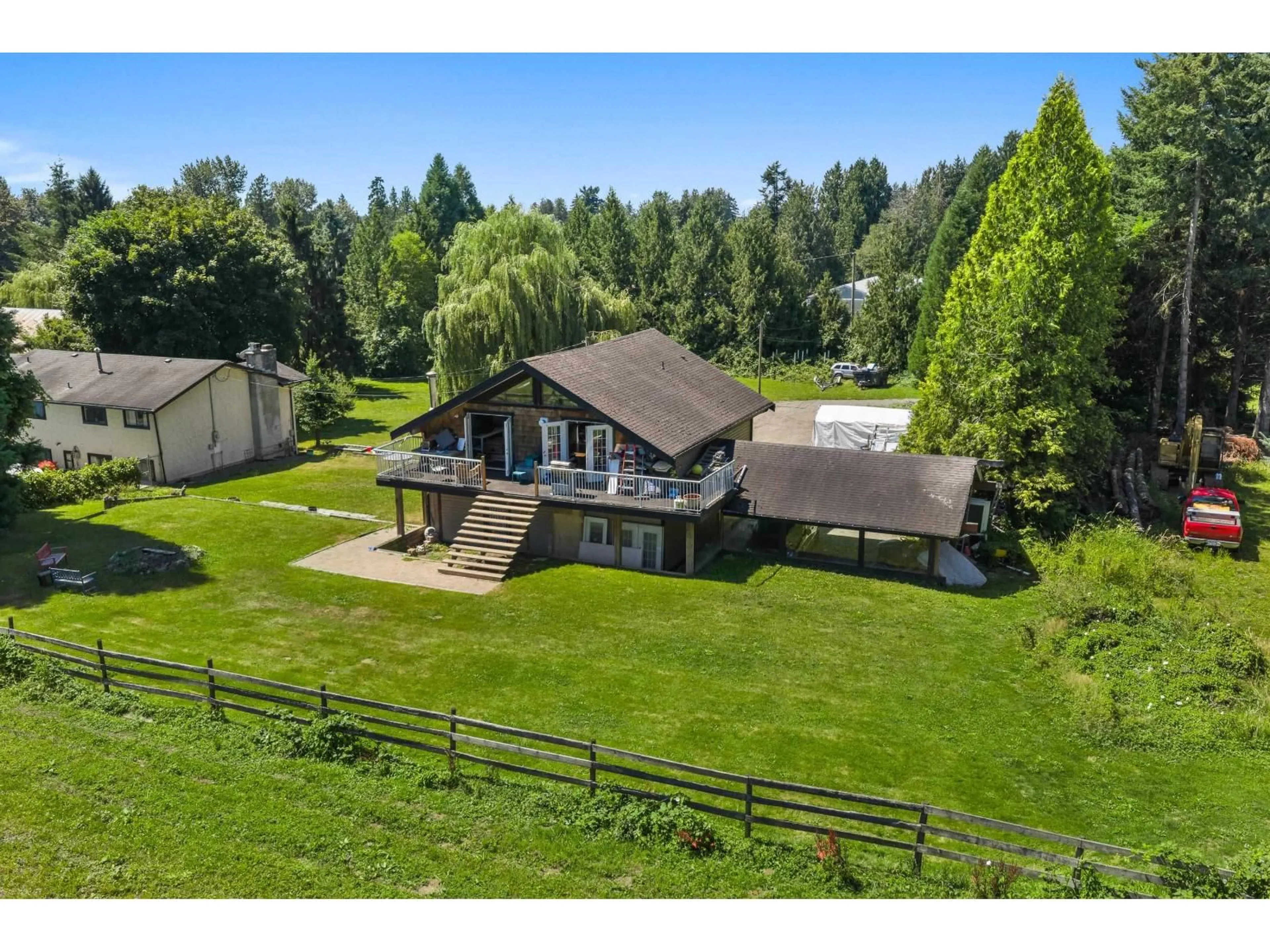 A pic from outside/outdoor area/front of a property/back of a property/a pic from drone, unknown for 6050 LECLAIR STREET, Abbotsford British Columbia V4X2C9