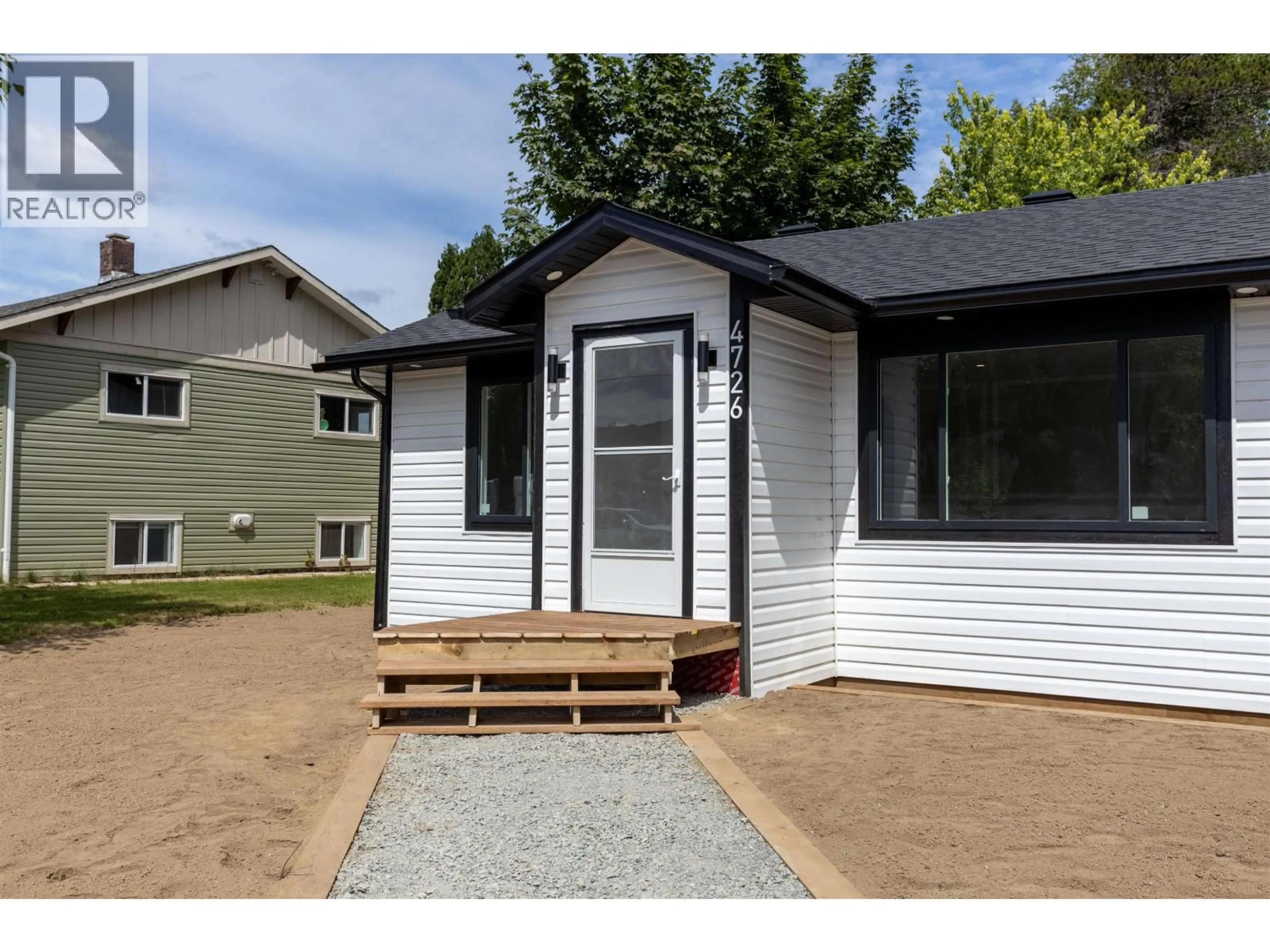 Home with vinyl exterior material, street for 4726 DAVIS AVENUE, Terrace British Columbia V8G1X9