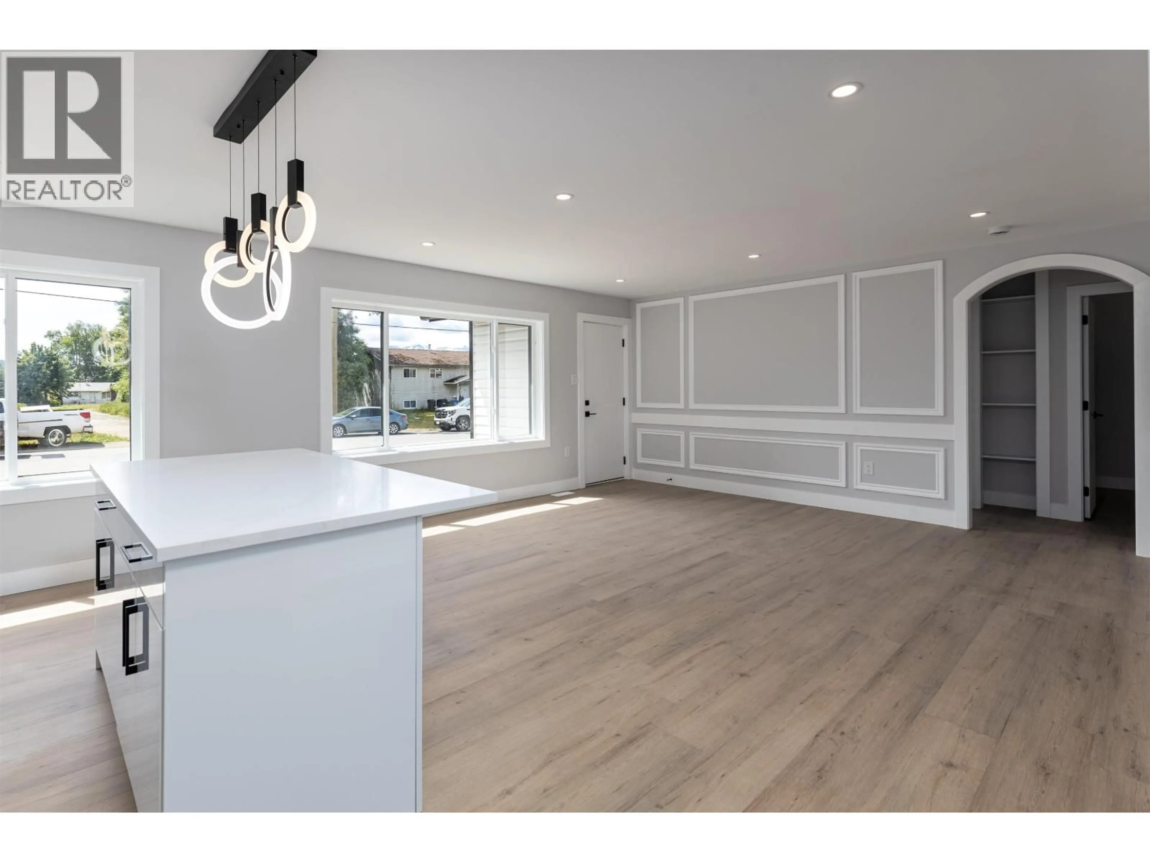 Open concept kitchen, wood/laminate floor for 4726 DAVIS AVENUE, Terrace British Columbia V8G1X9