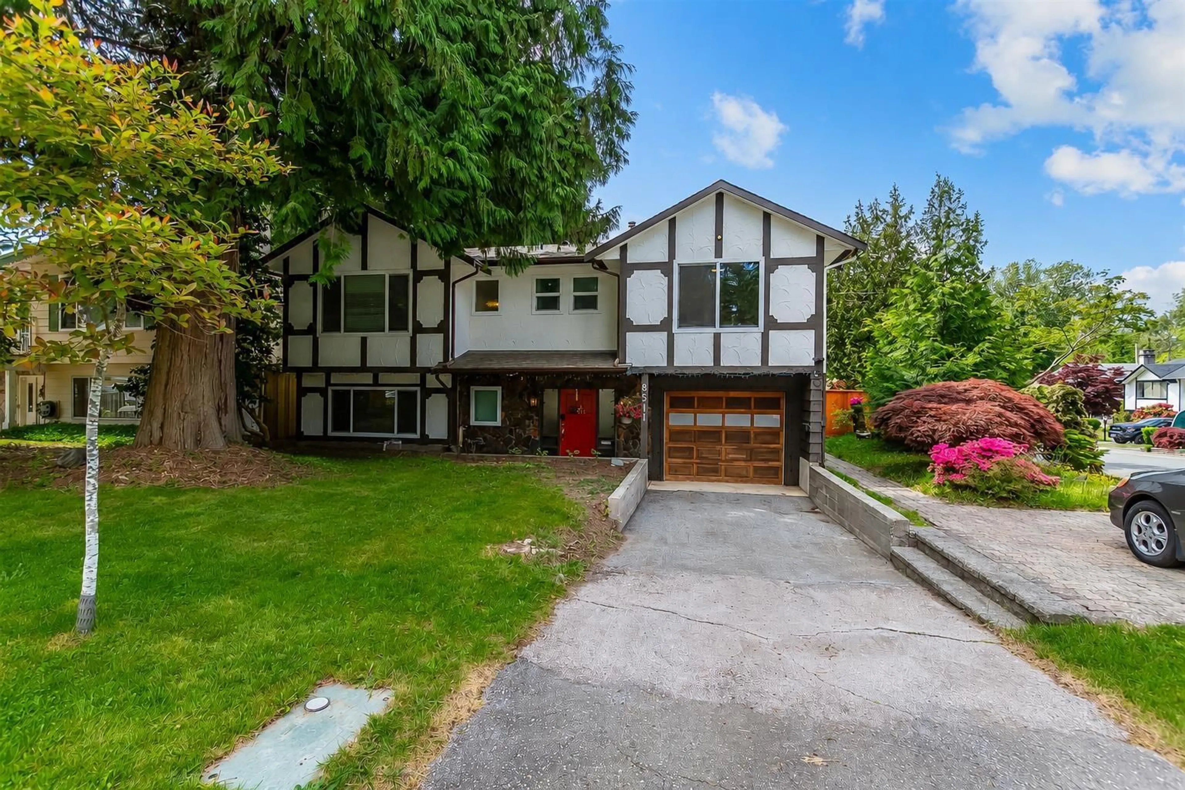 Home with vinyl exterior material, street for 8511 111A STREET, Delta British Columbia V4C7C9