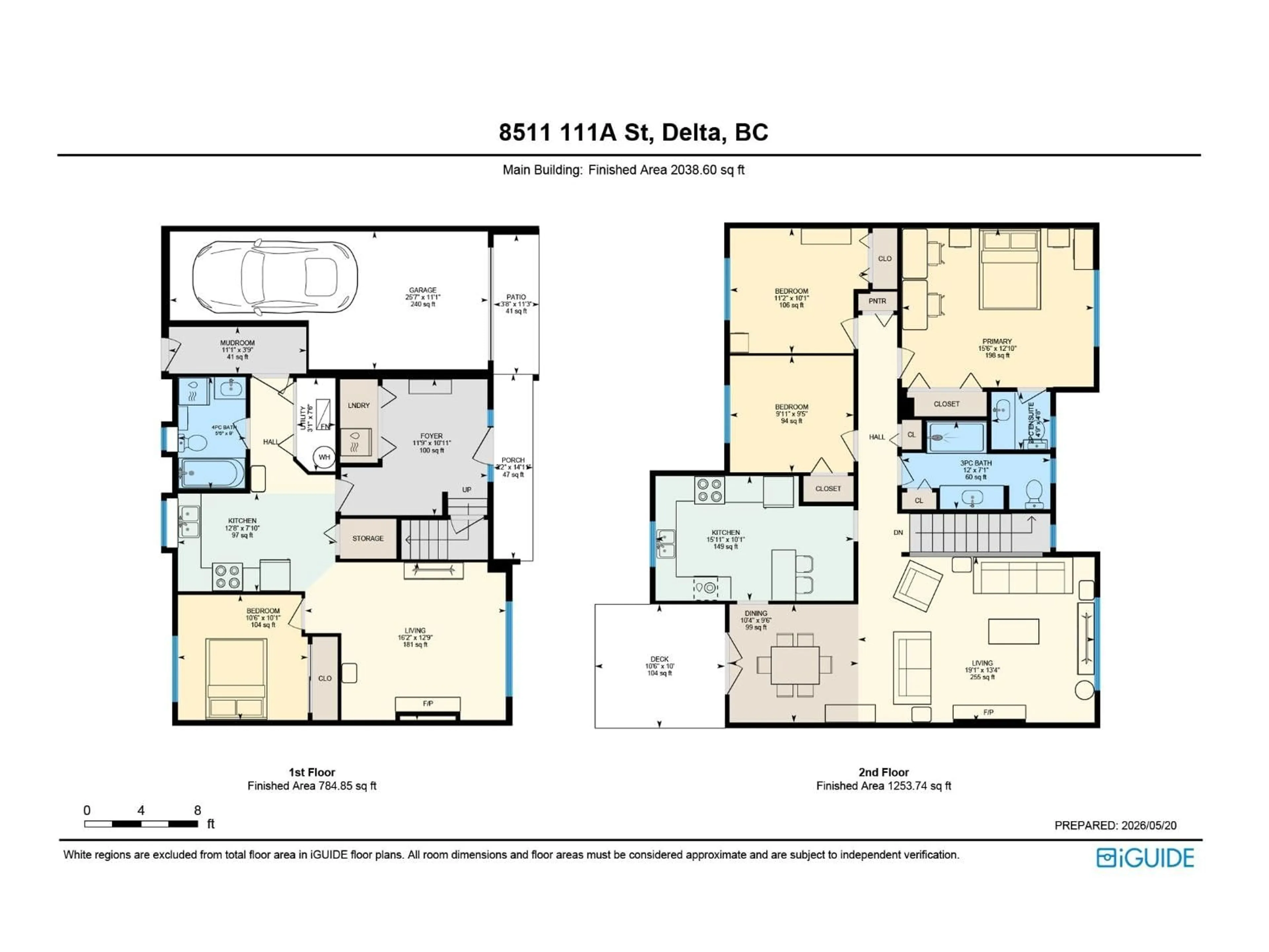 Floor plan for 8511 111A STREET, Delta British Columbia V4C7C9