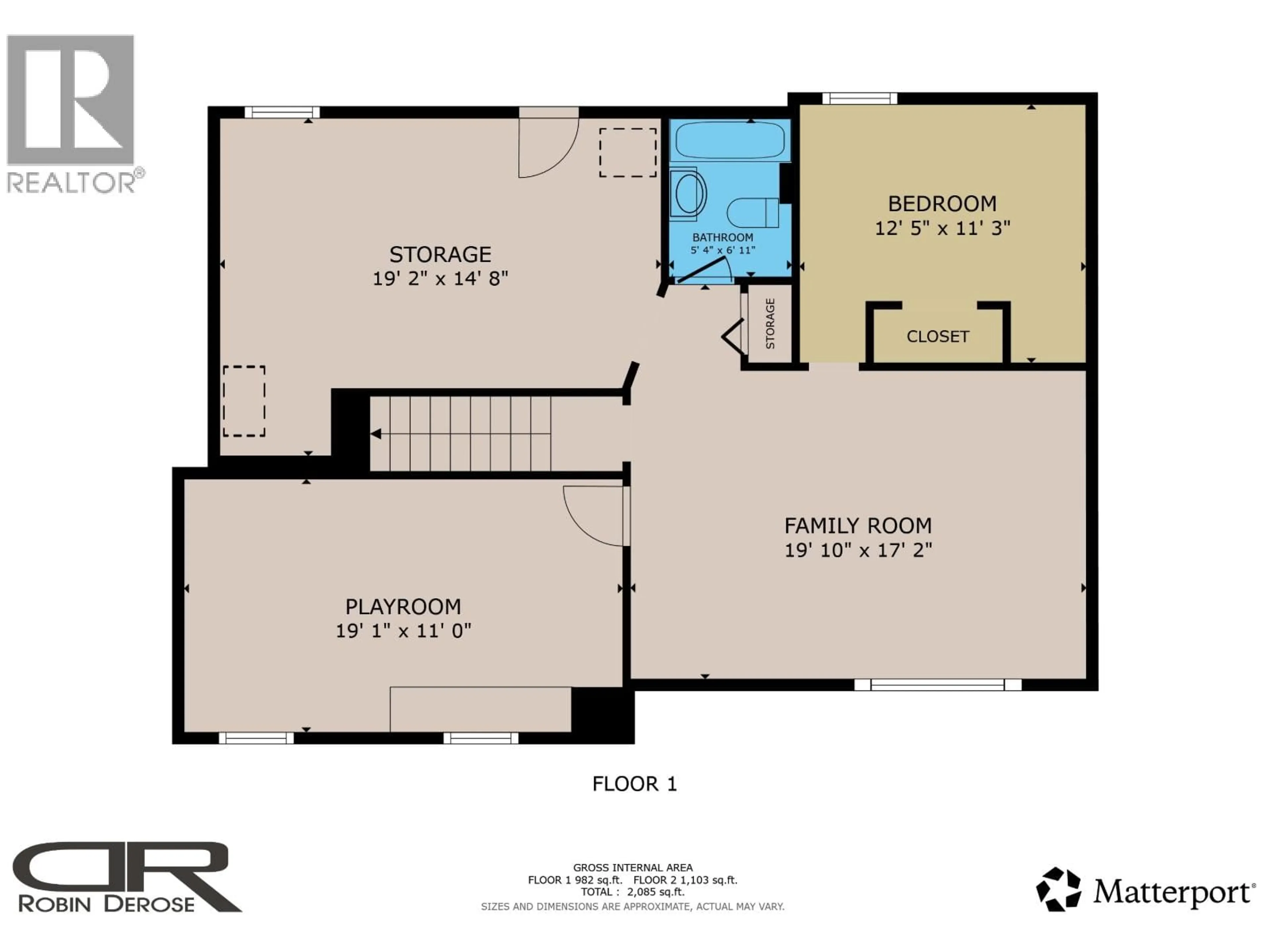 Floor plan for 9203 88 STREET, Fort St. John British Columbia V1J5B3