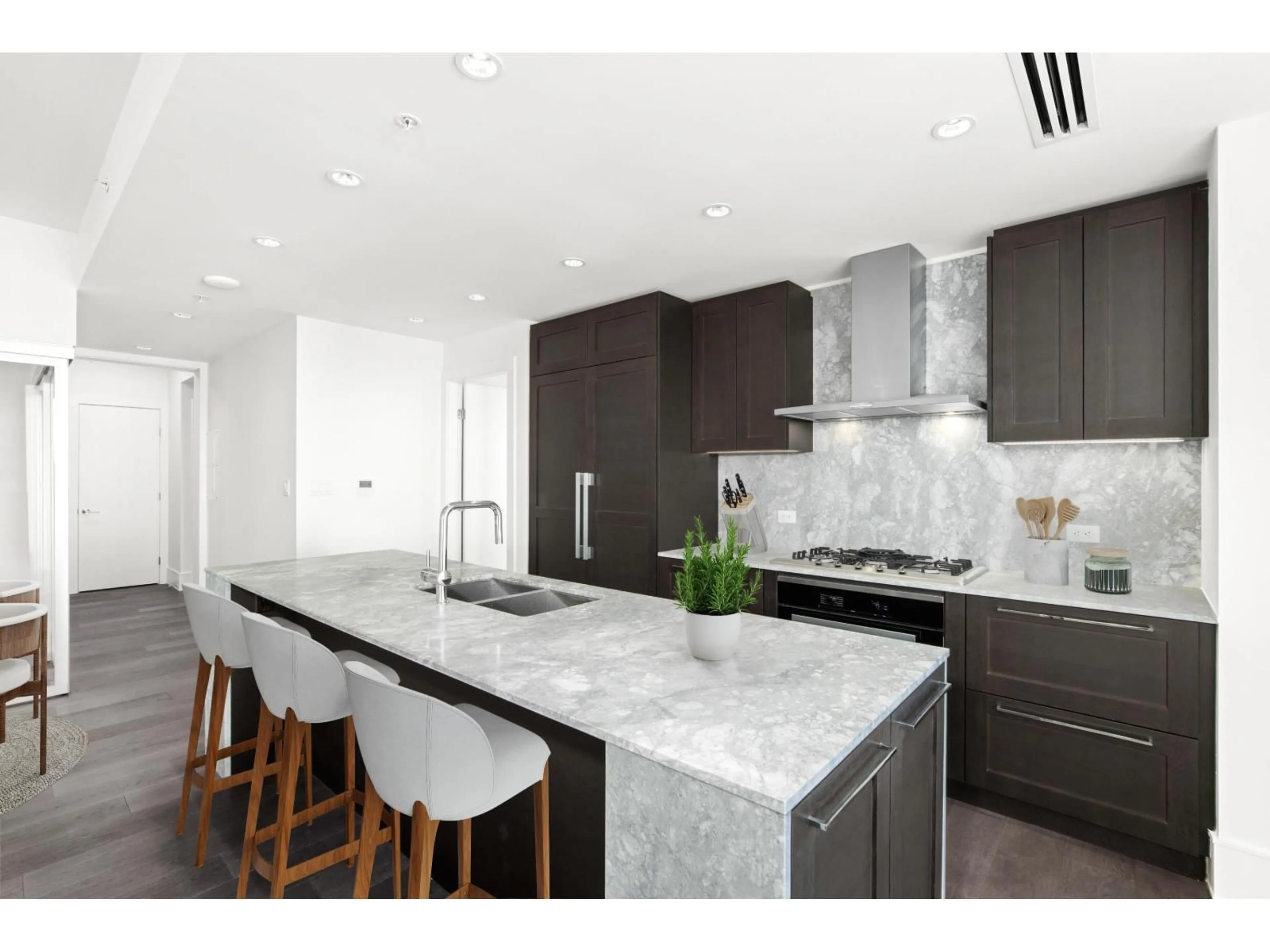 Contemporary kitchen, ceramic/tile floor for 2102 - 1501 FOSTER STREET, White Rock British Columbia V4B0C3