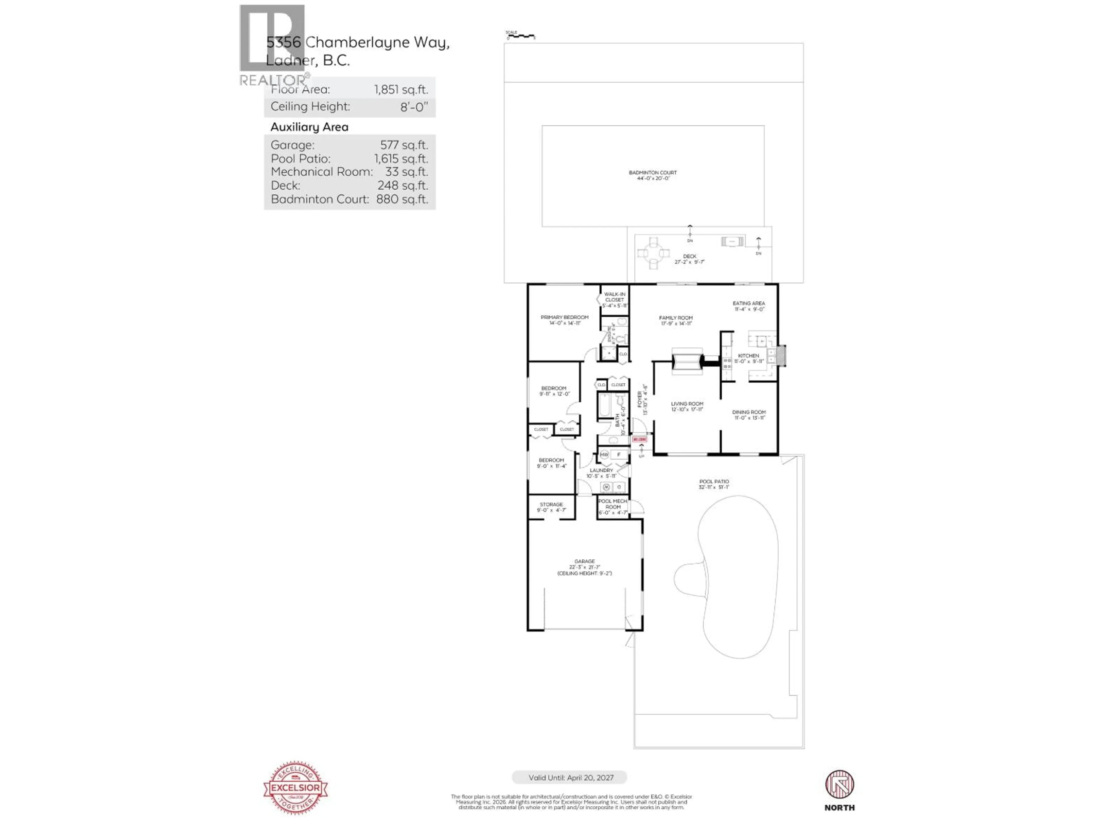 Floor plan for 5356 CHAMBERLAYNE WAY, Ladner British Columbia V4K4C6