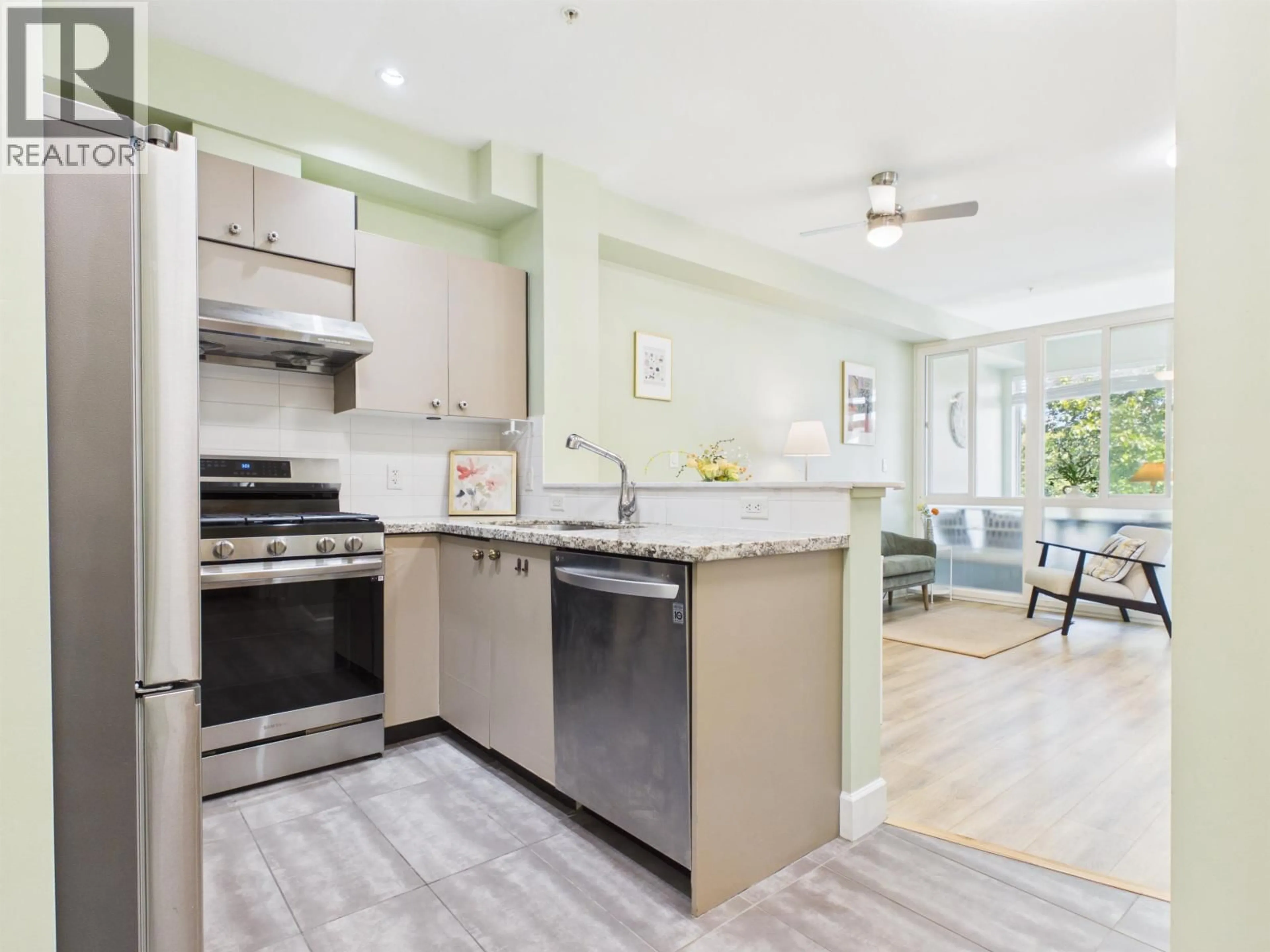 Open concept kitchen, unknown for 304 - 6611 ECKERSLEY ROAD, Richmond British Columbia V6Y0B7