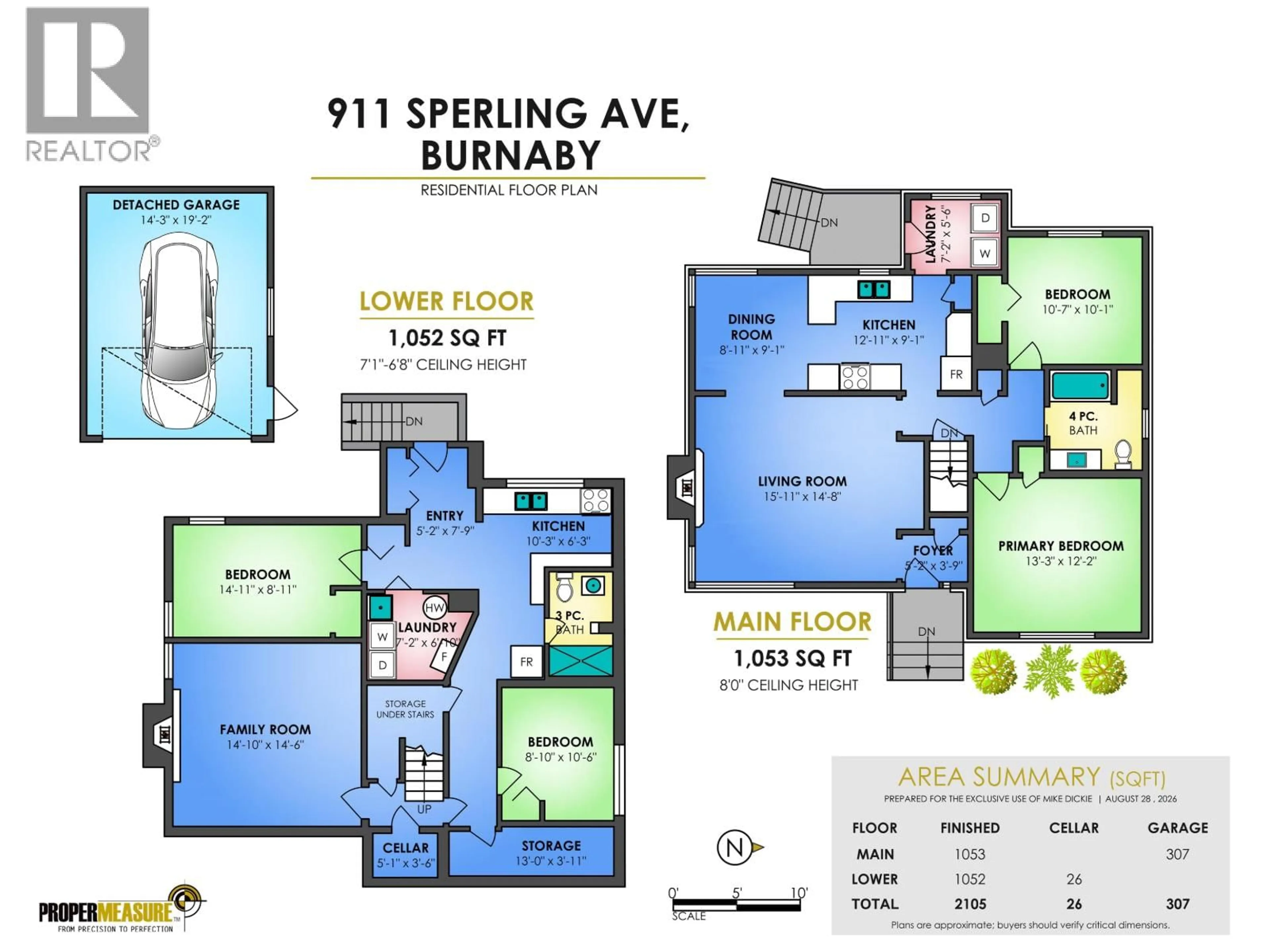 Floor plan for 911 SPERLING AVENUE, Burnaby British Columbia V5B4H7