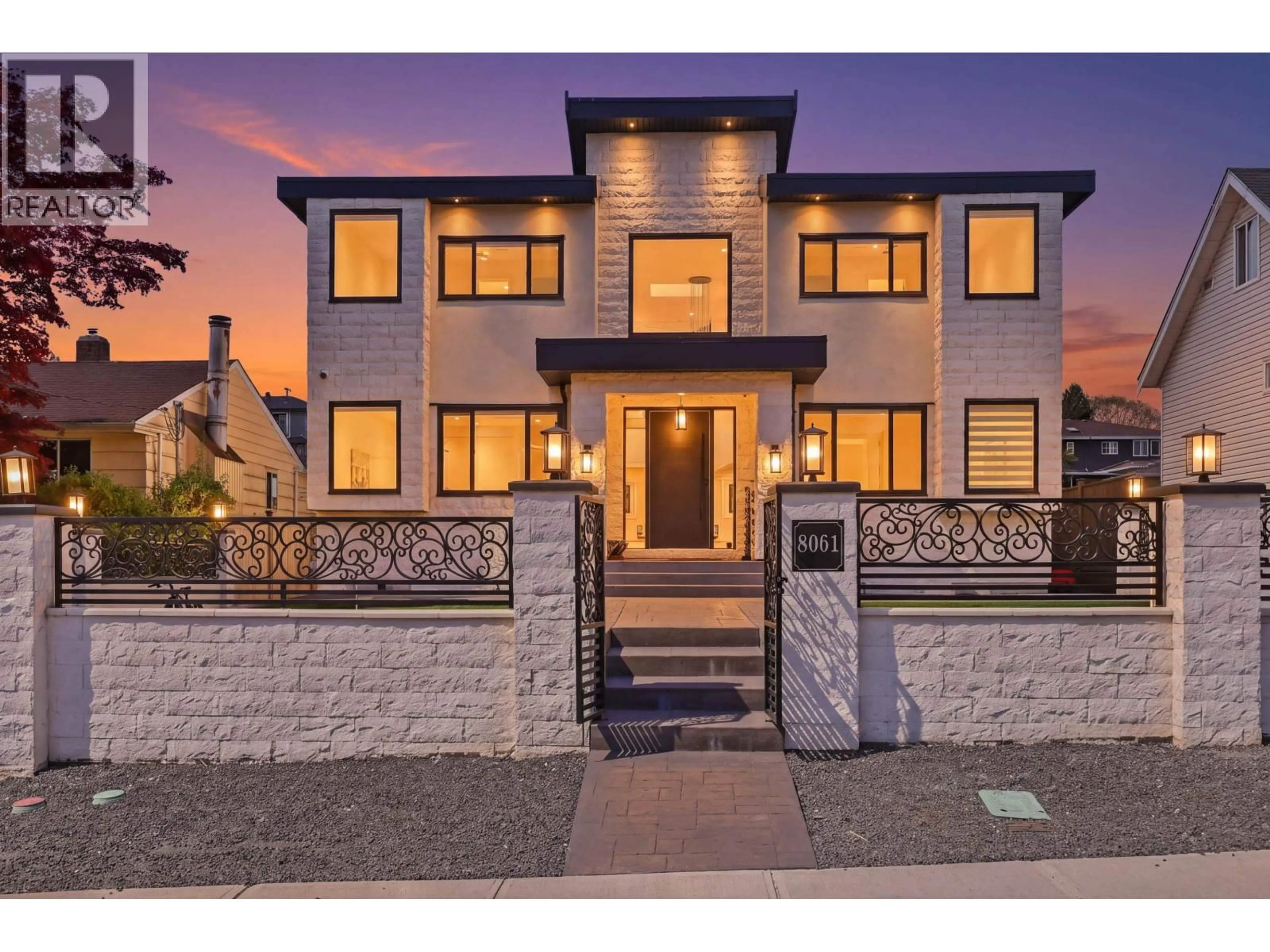 Home with brick exterior material, street for 8061 11TH AVENUE, Burnaby British Columbia V3N2N8