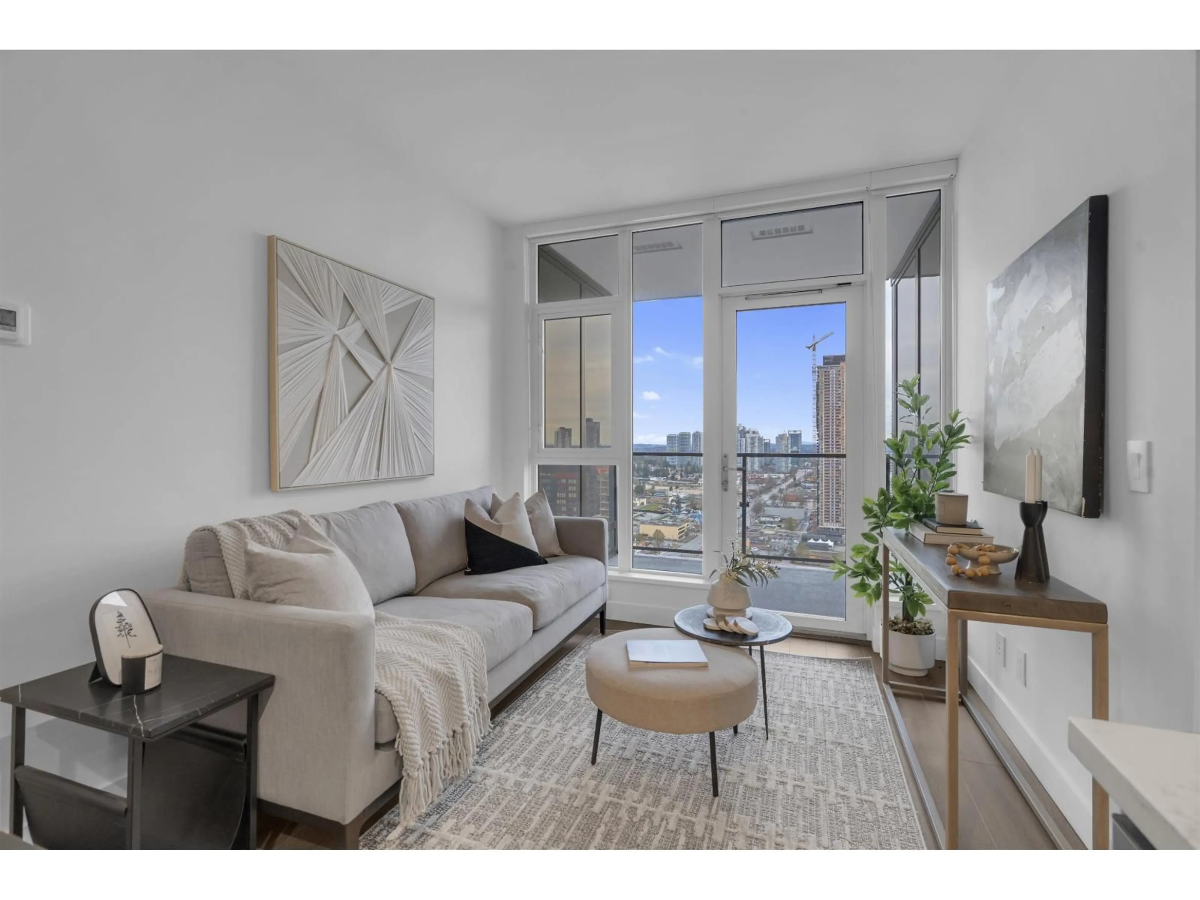 Living room with furniture, unknown for 2405 - 10750 135A STREET, Surrey British Columbia V3T0V4