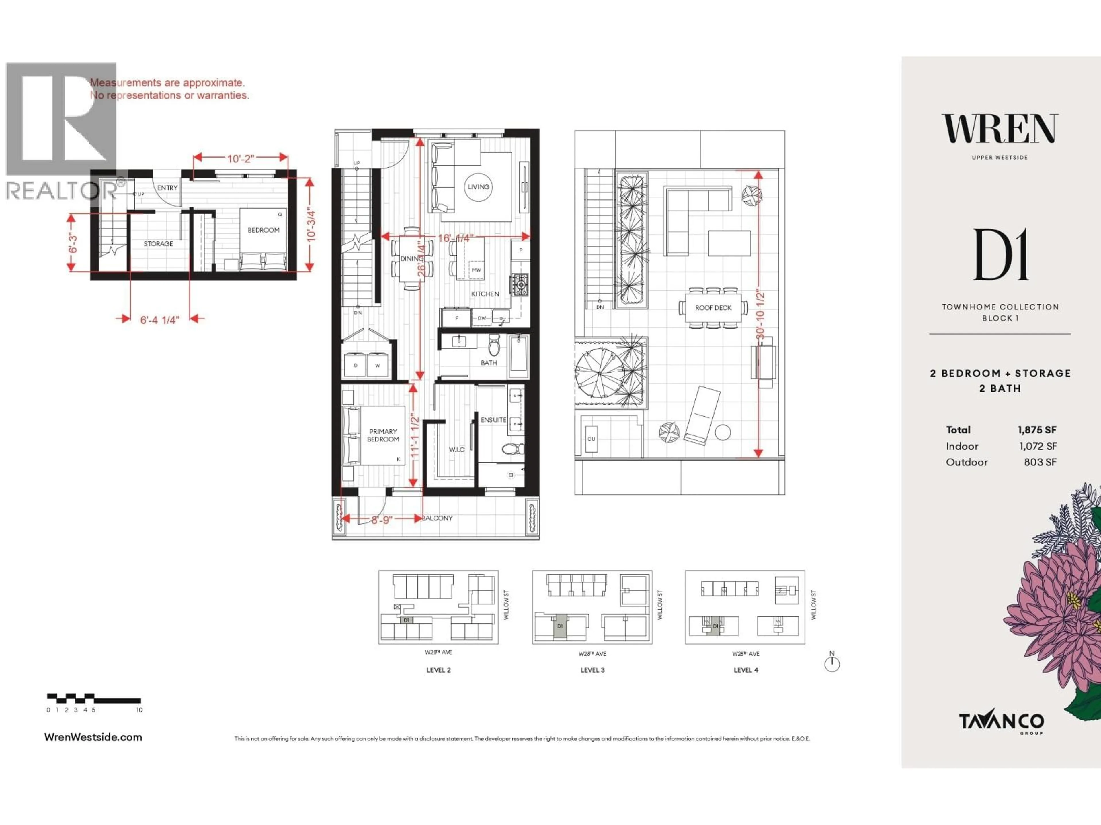 Floor plan for 206 - 4385 WILLOW STREET, Vancouver British Columbia V5Z2H6