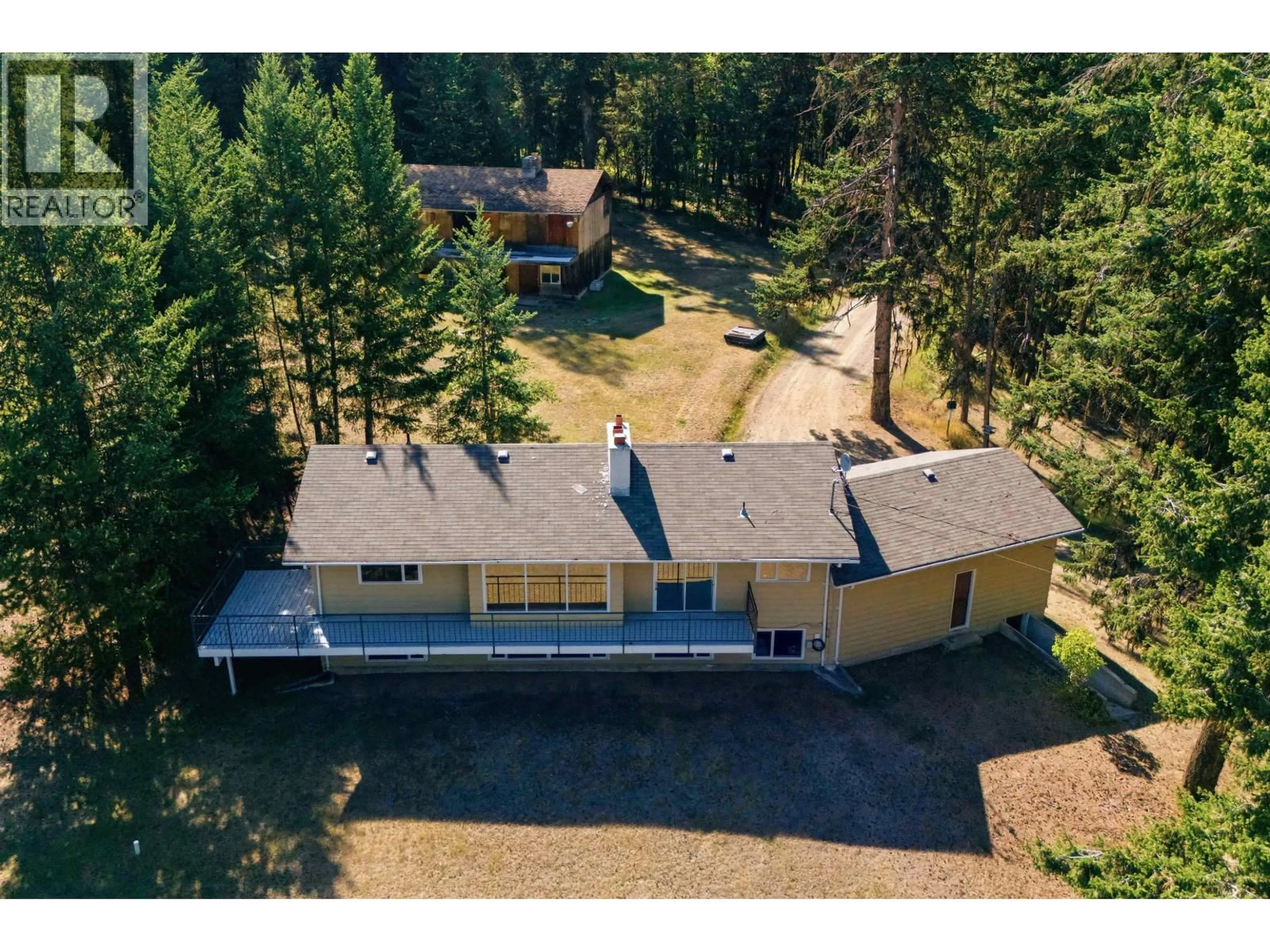 A pic from outside/outdoor area/front of a property/back of a property/a pic from drone, unknown for 1004 HODGSON ROAD, Williams Lake British Columbia V2G4Y3