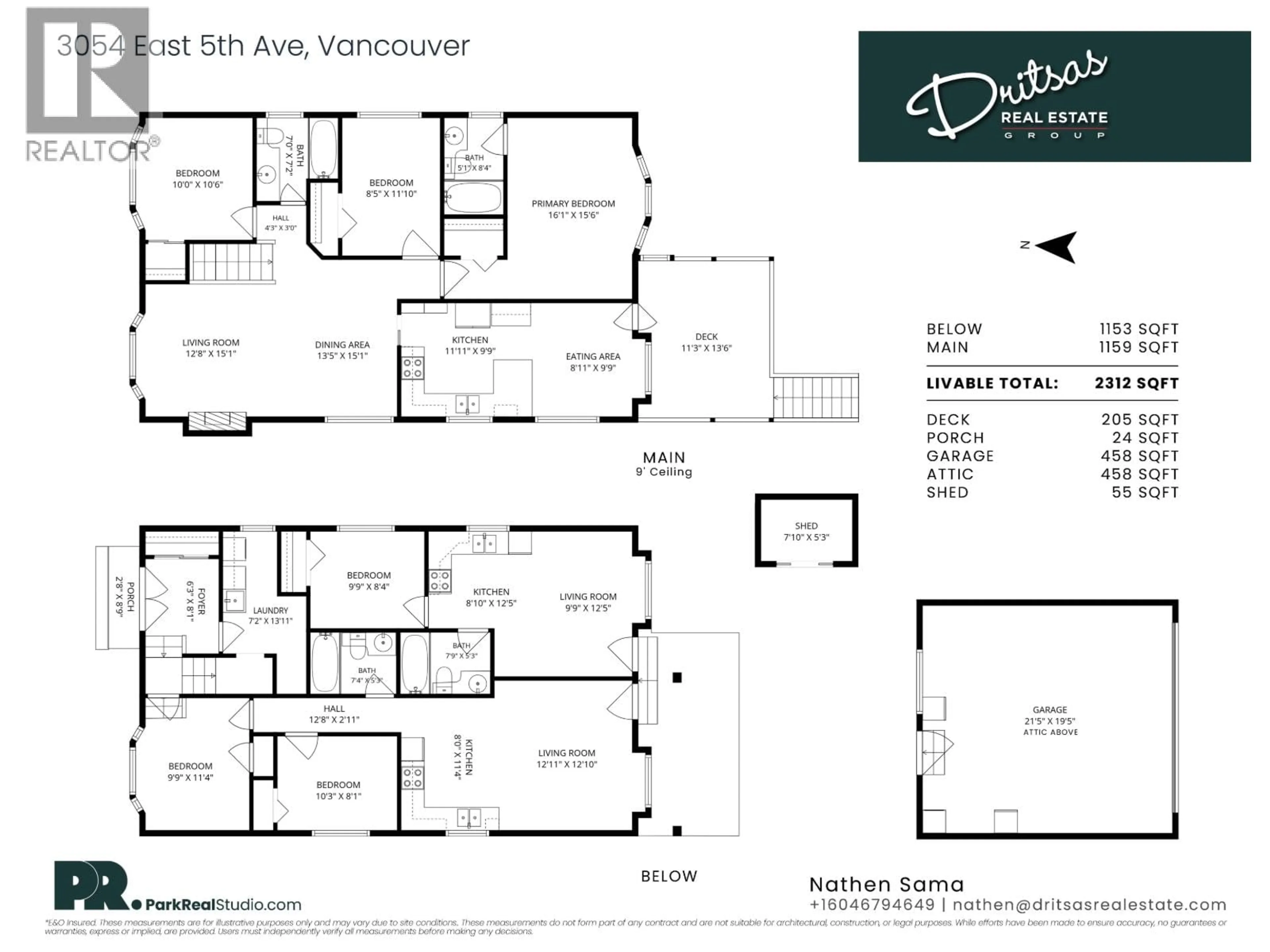 Floor plan for 3054 E 5TH AVENUE AVENUE, Vancouver British Columbia V5M1N8