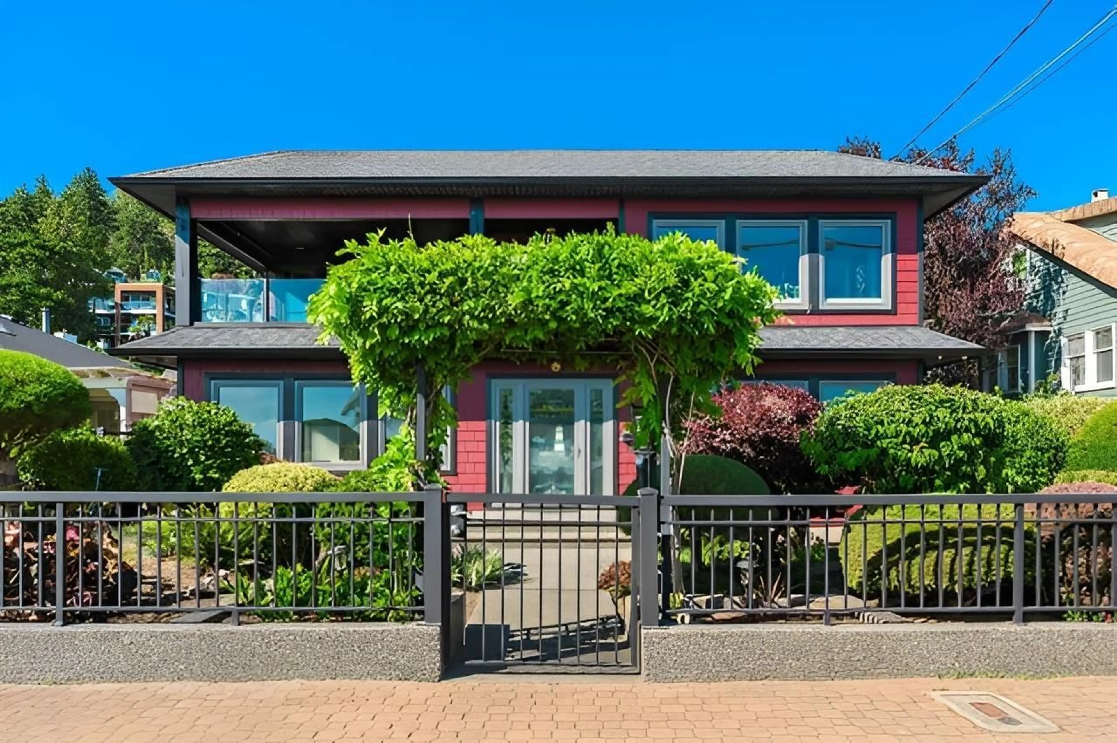 Home with brick exterior material, unknown for 14647 MARINE DRIVE, White Rock British Columbia V4B1B8
