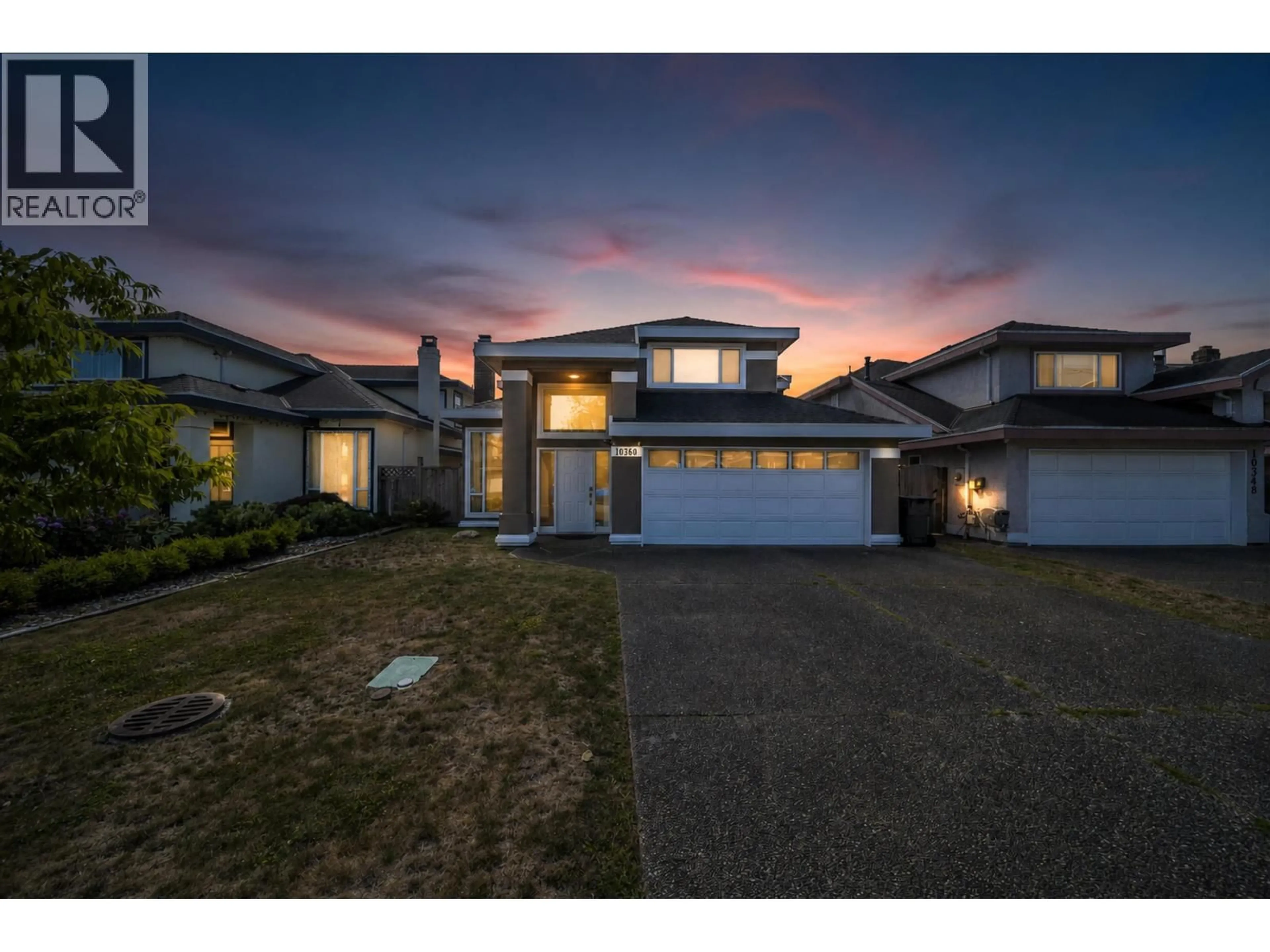 A pic from outside/outdoor area/front of a property/back of a property/a pic from drone, street for 10360 HALL AVENUE, Richmond British Columbia V6X3T9
