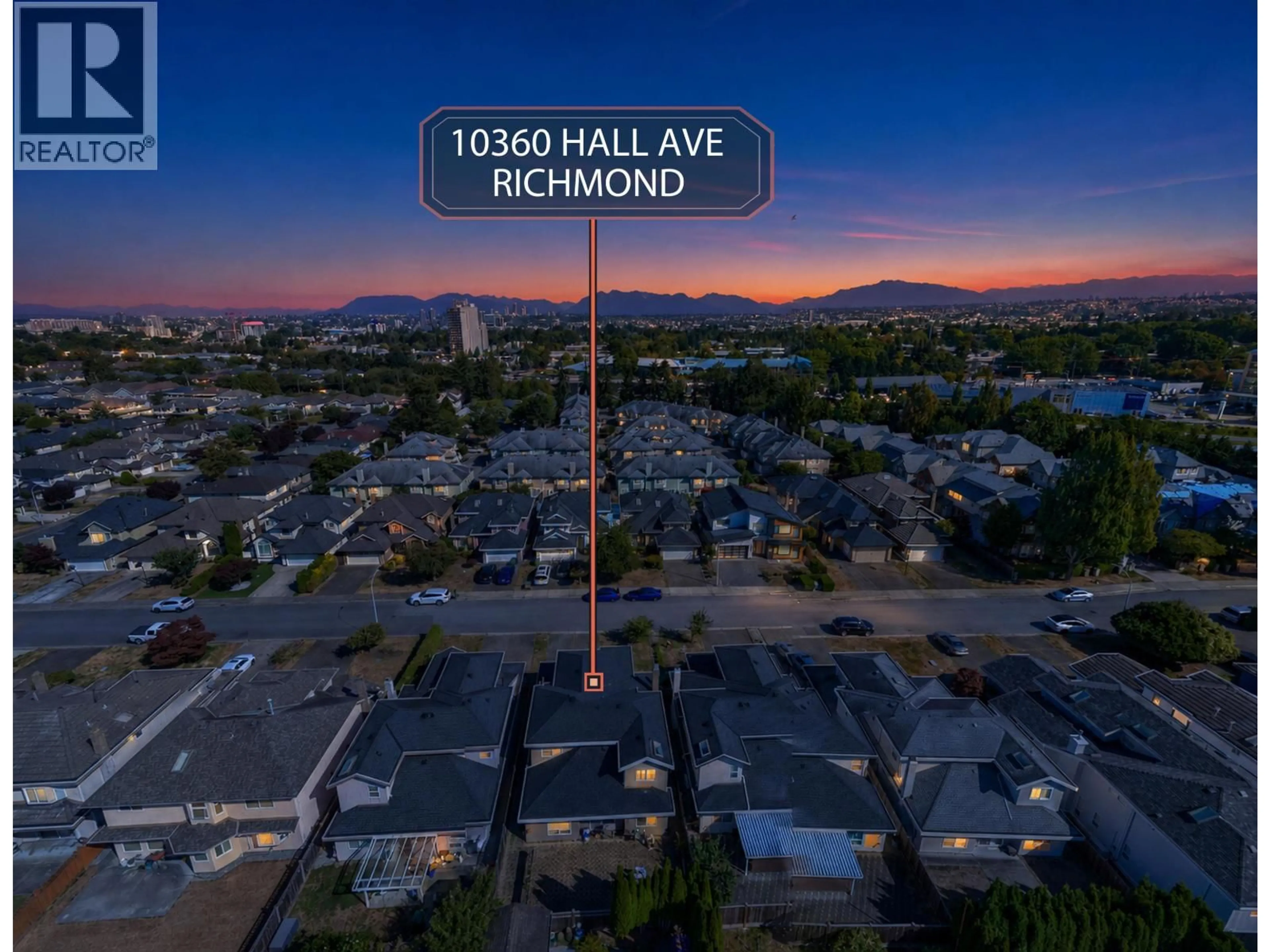 A pic from outside/outdoor area/front of a property/back of a property/a pic from drone, unknown for 10360 HALL AVENUE, Richmond British Columbia V6X3T9