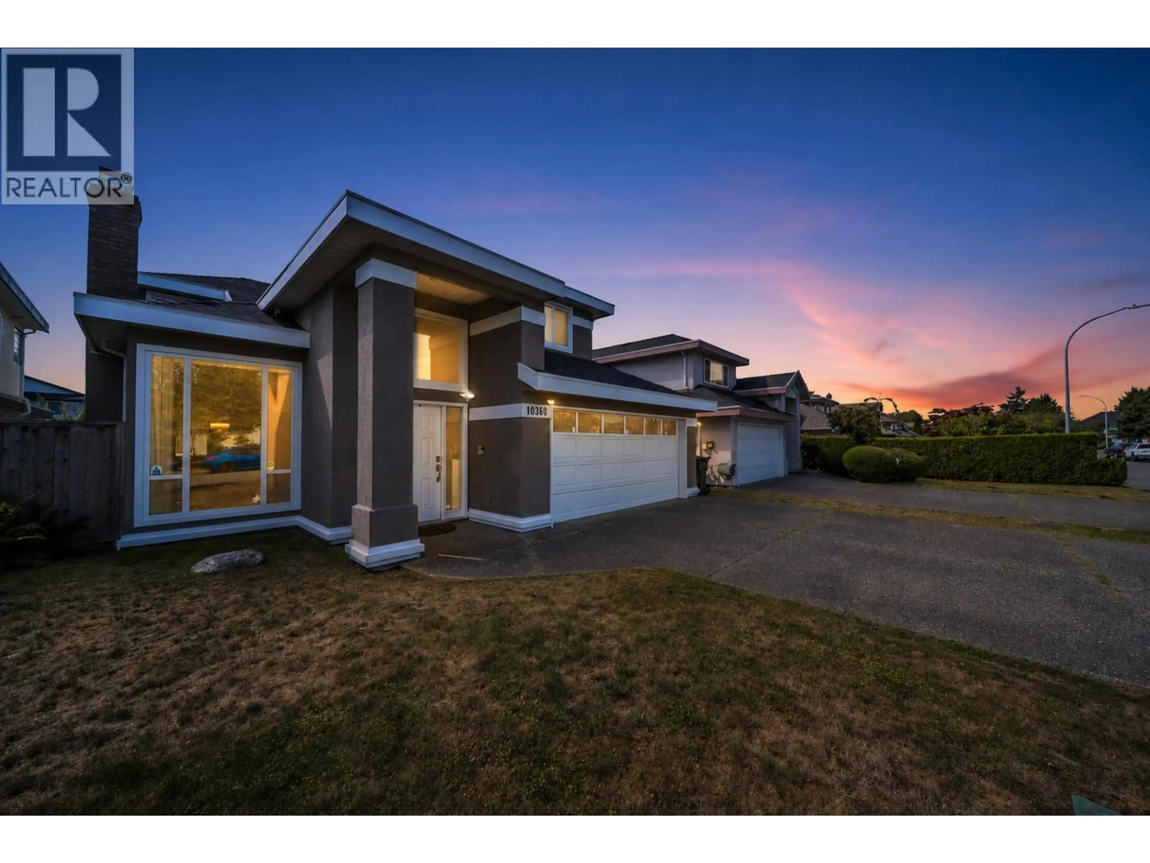 A pic from outside/outdoor area/front of a property/back of a property/a pic from drone, street for 10360 HALL AVENUE, Richmond British Columbia V6X3T9