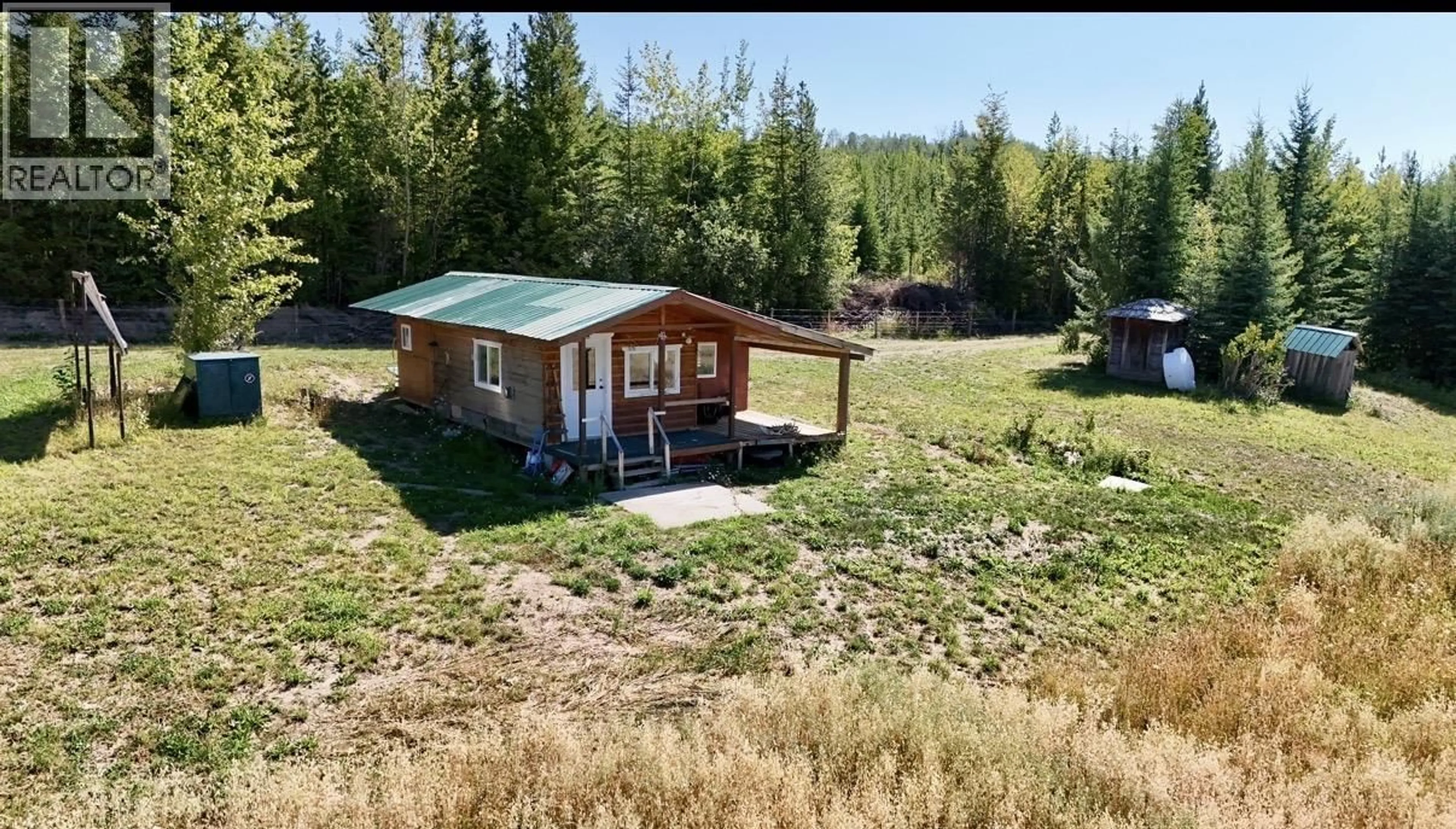 A pic from outside/outdoor area/front of a property/back of a property/a pic from drone, mountain view for 2935 MILES CREEK FS ROAD, Likely British Columbia V0L1G0