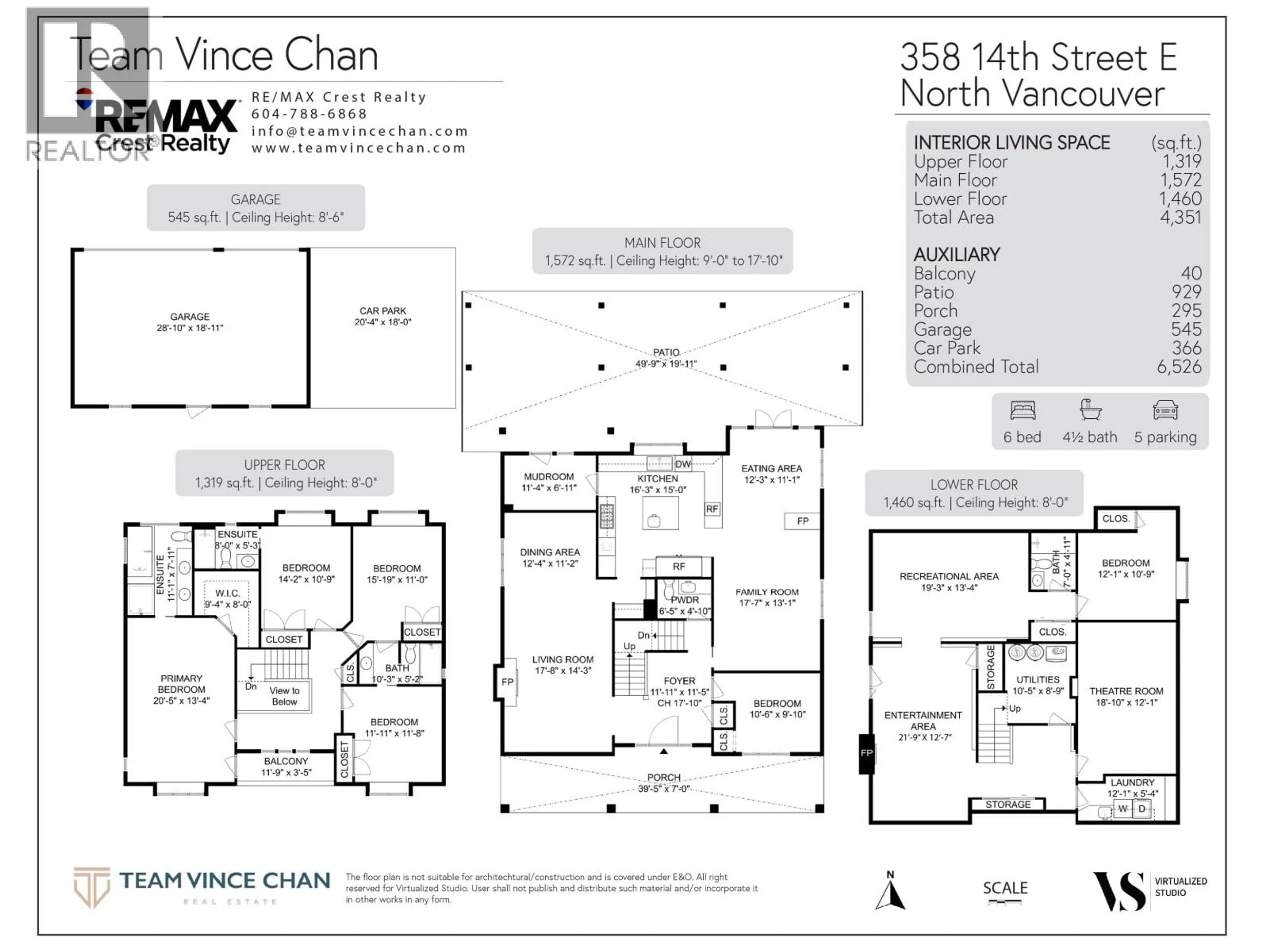 Floor plan for 358 14TH STREET, North Vancouver British Columbia V7L2N6