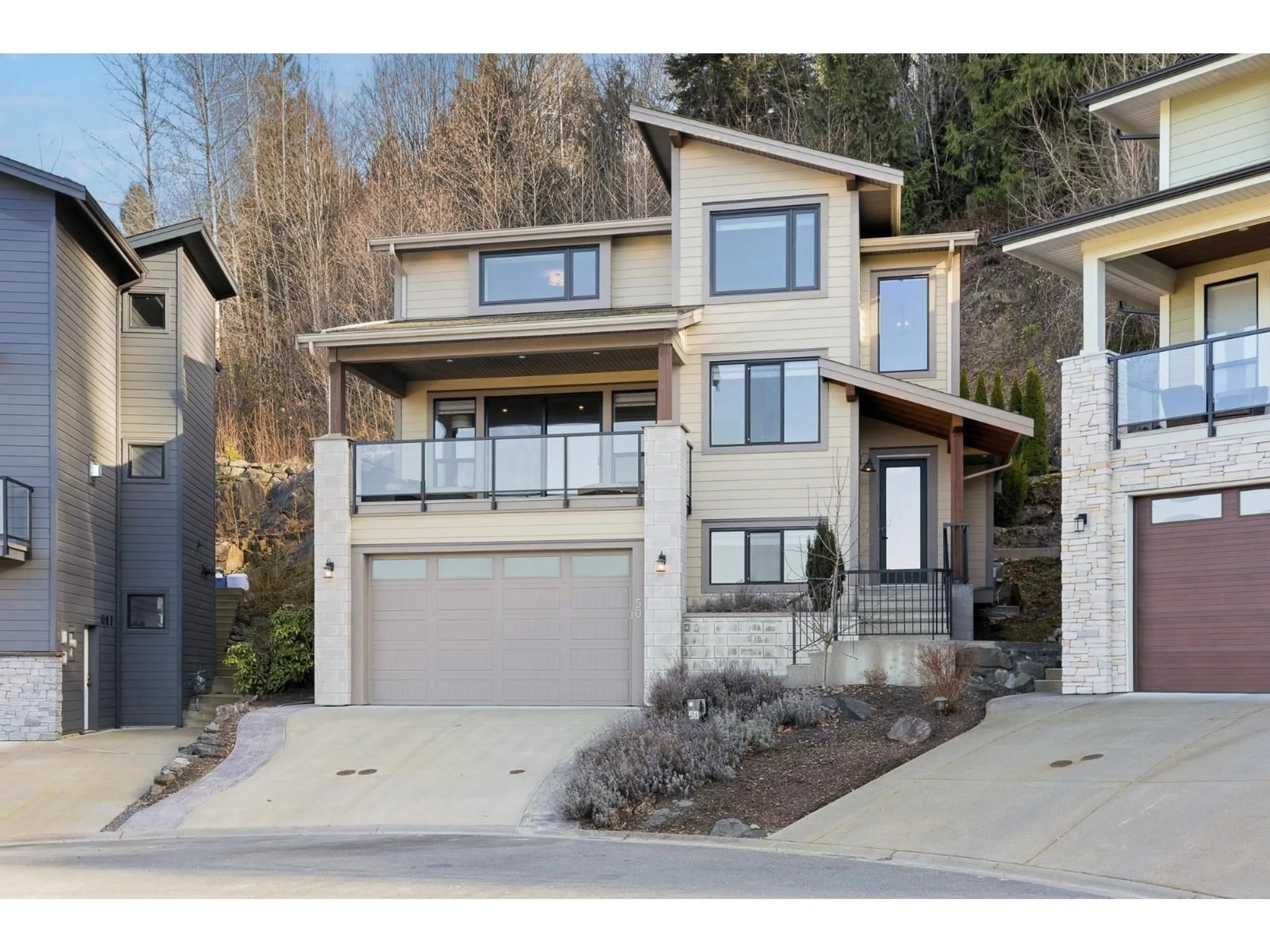 Home with brick exterior material, street for 50 - 50778 LEDGESTONE PLACE, Chilliwack British Columbia V2P0E7