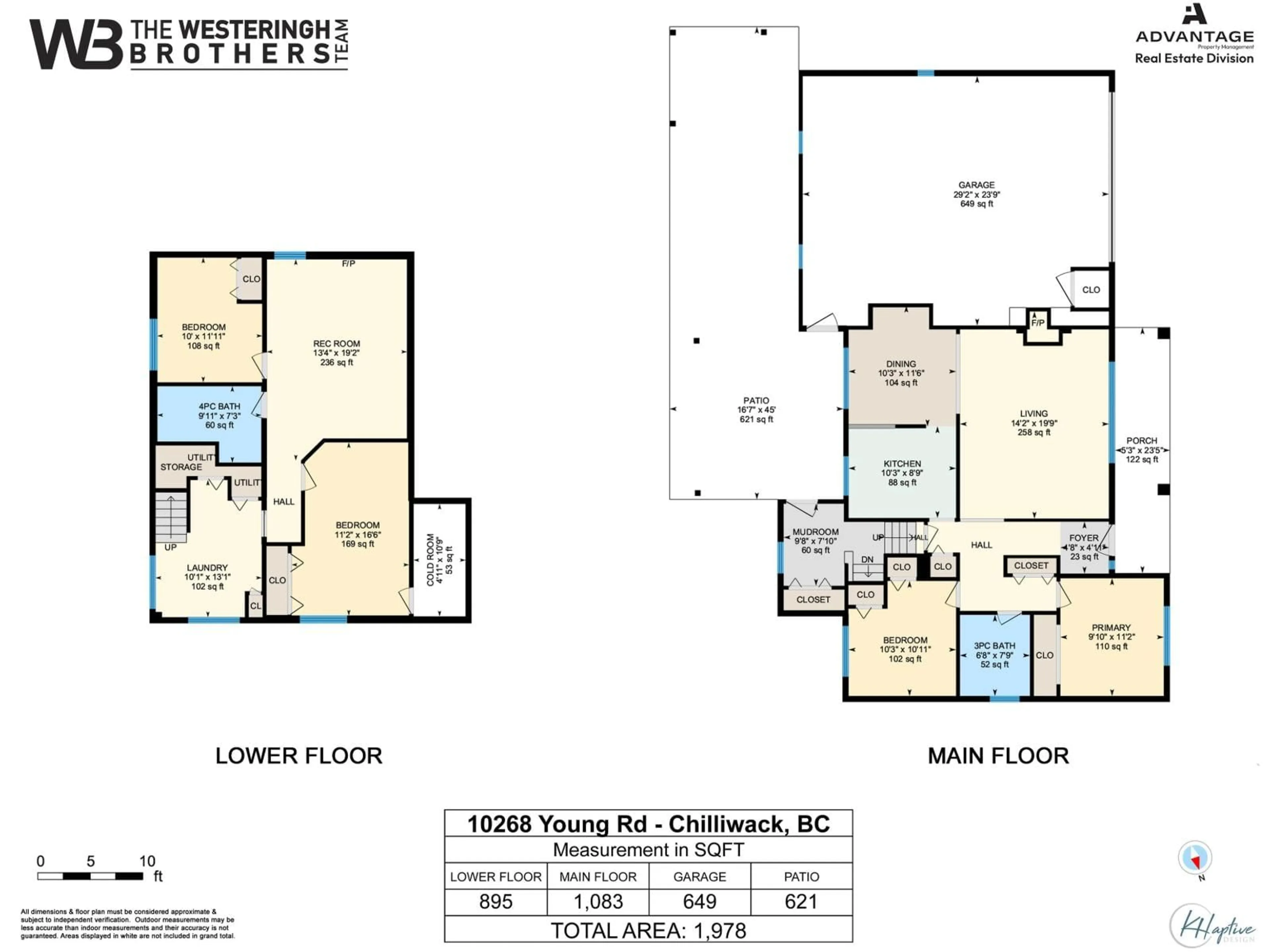 Floor plan for 10268 YOUNG ROAD, Chilliwack British Columbia V2P8C2