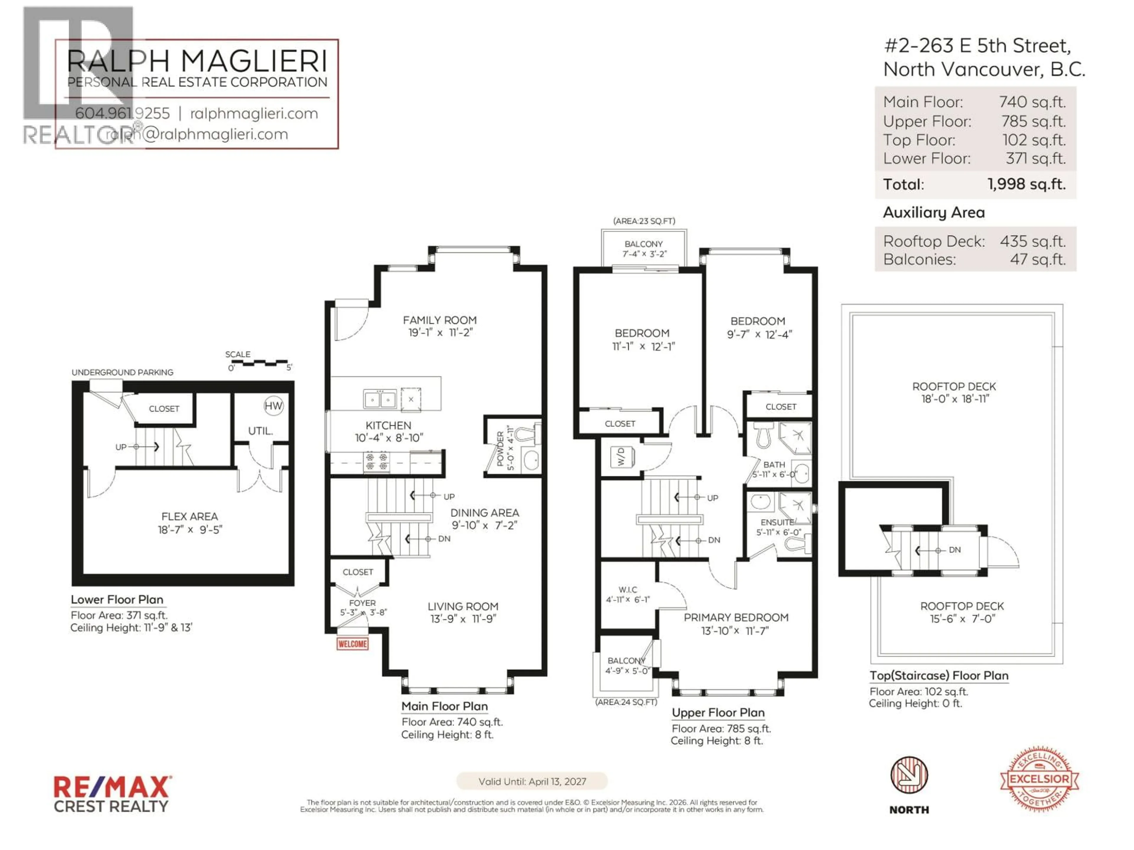 Floor plan for 2 - 263 5TH STREET, North Vancouver British Columbia V7L1L8
