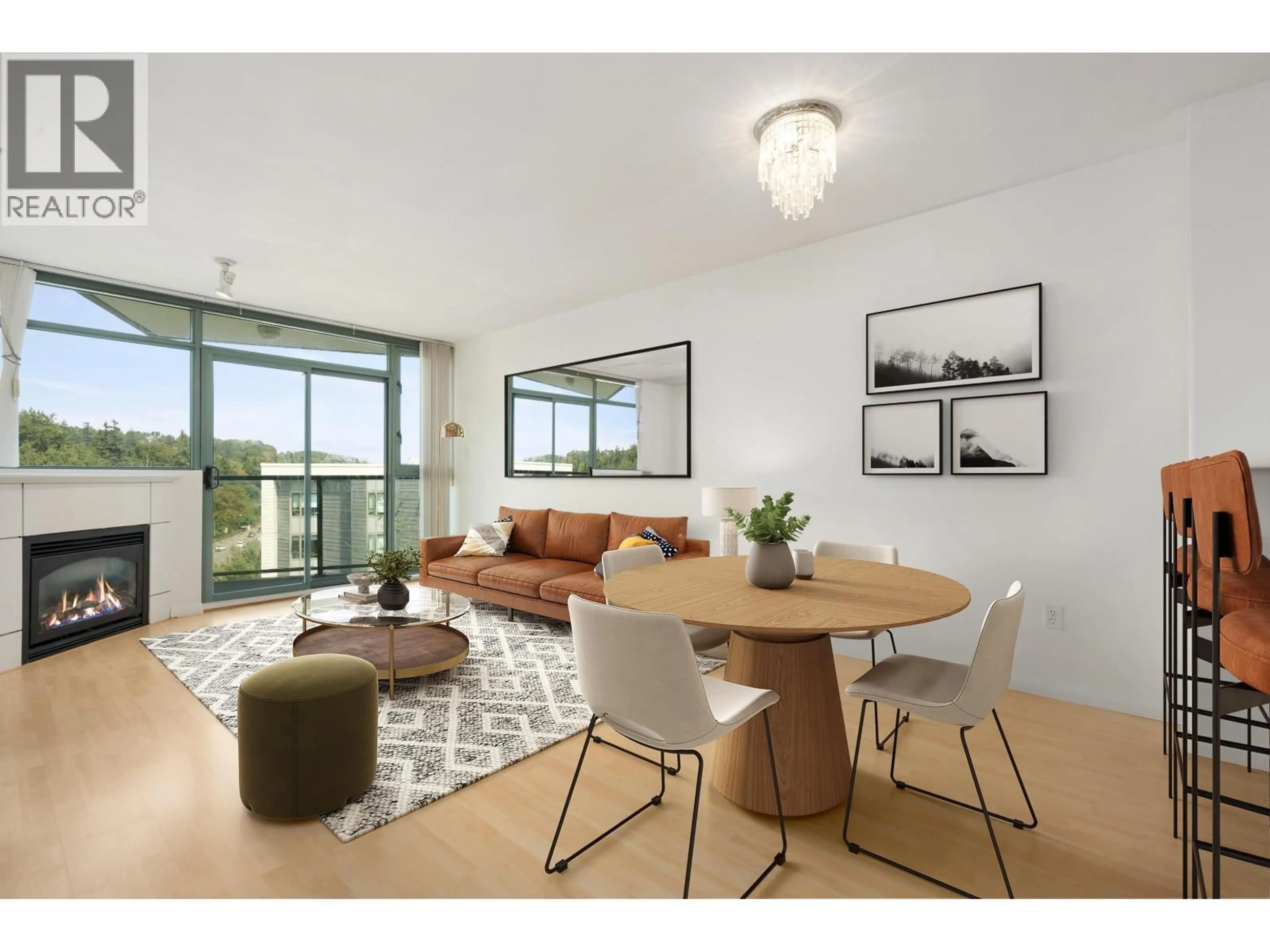 Living room with furniture, unknown for 1210 - 2763 CHANDLERY PLACE, Vancouver British Columbia V5S4V4