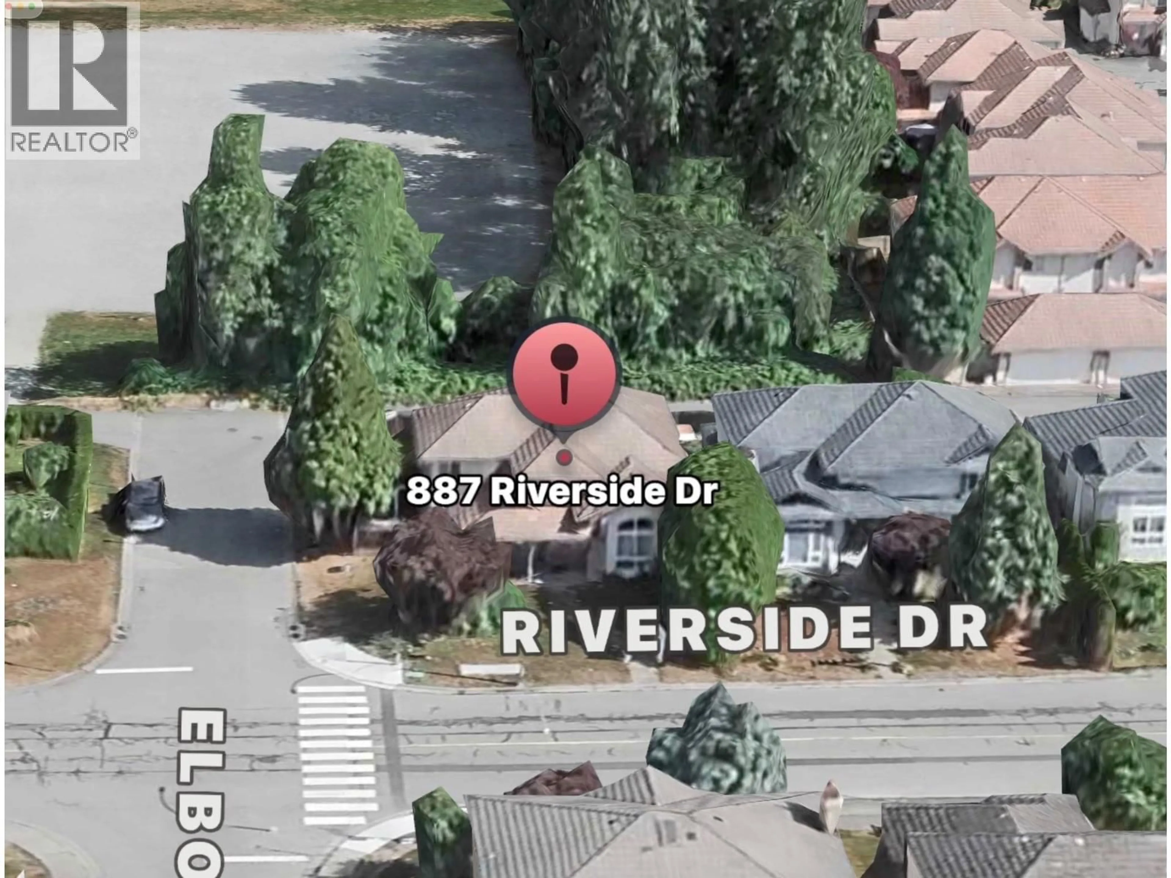 A pic from outside/outdoor area/front of a property/back of a property/a pic from drone, water/lake/river/ocean view for 887 RIVERSIDE DRIVE, Port Coquitlam British Columbia V3B7T6