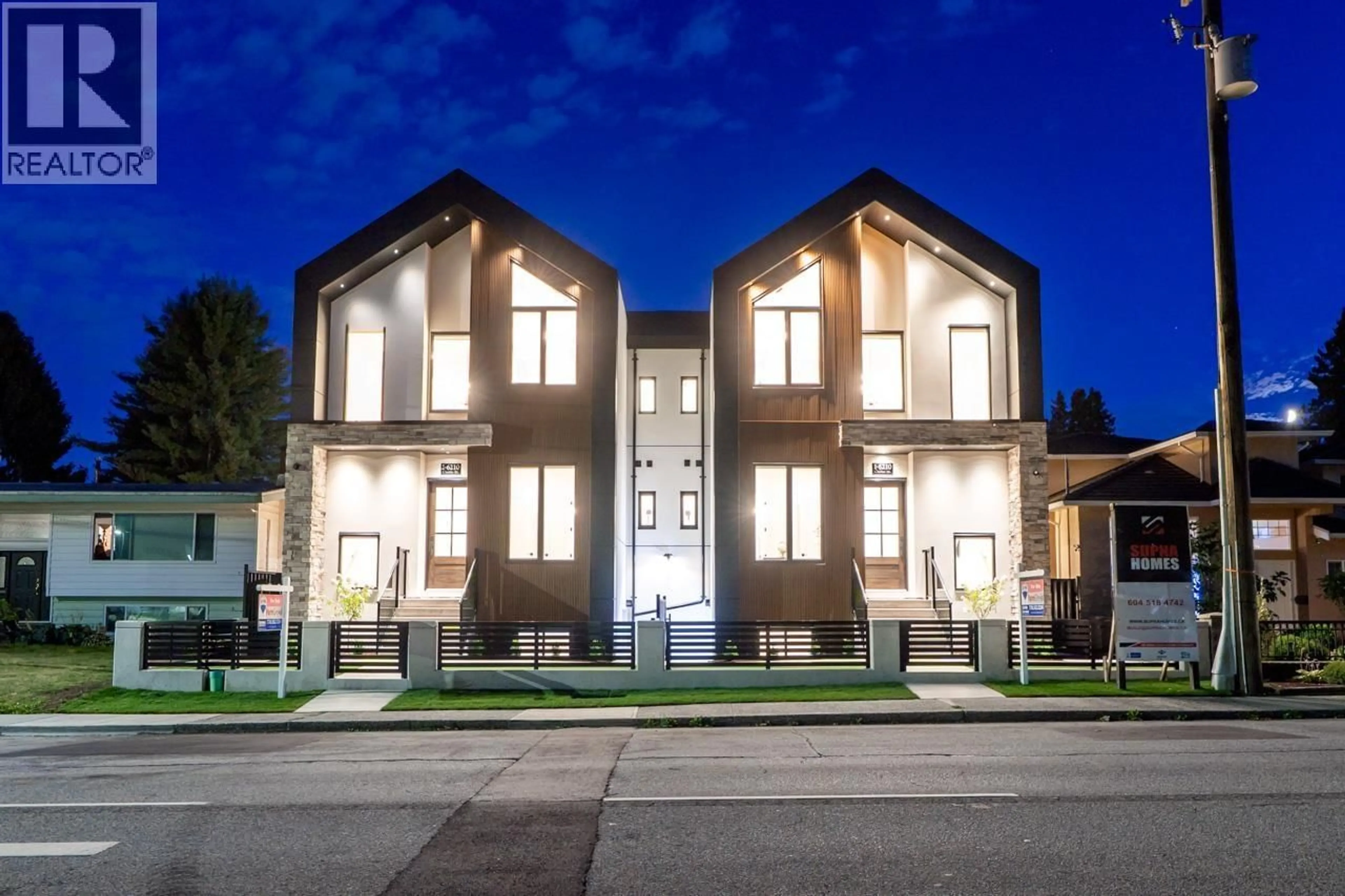 Home with brick exterior material, street for 1 - 6210 CURTIS STREET, Burnaby British Columbia V5B2A5