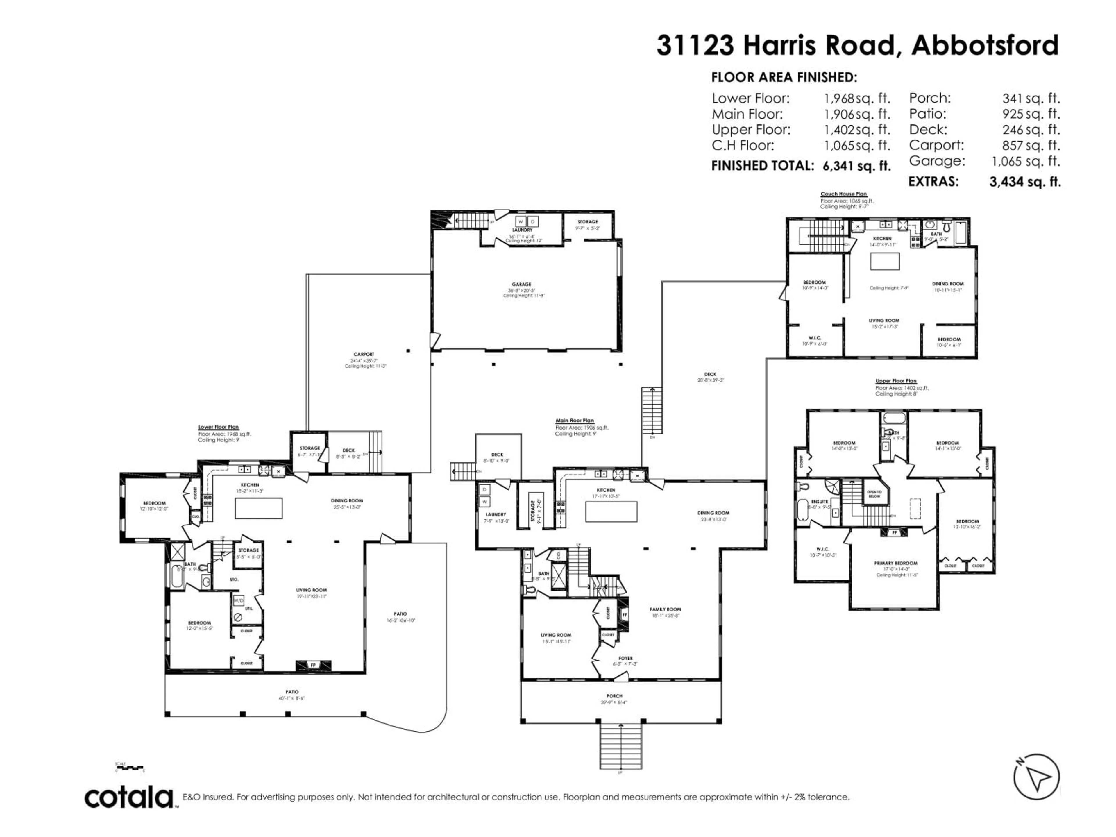 Floor plan for 31123 HARRIS ROAD, Abbotsford British Columbia V4X1W2
