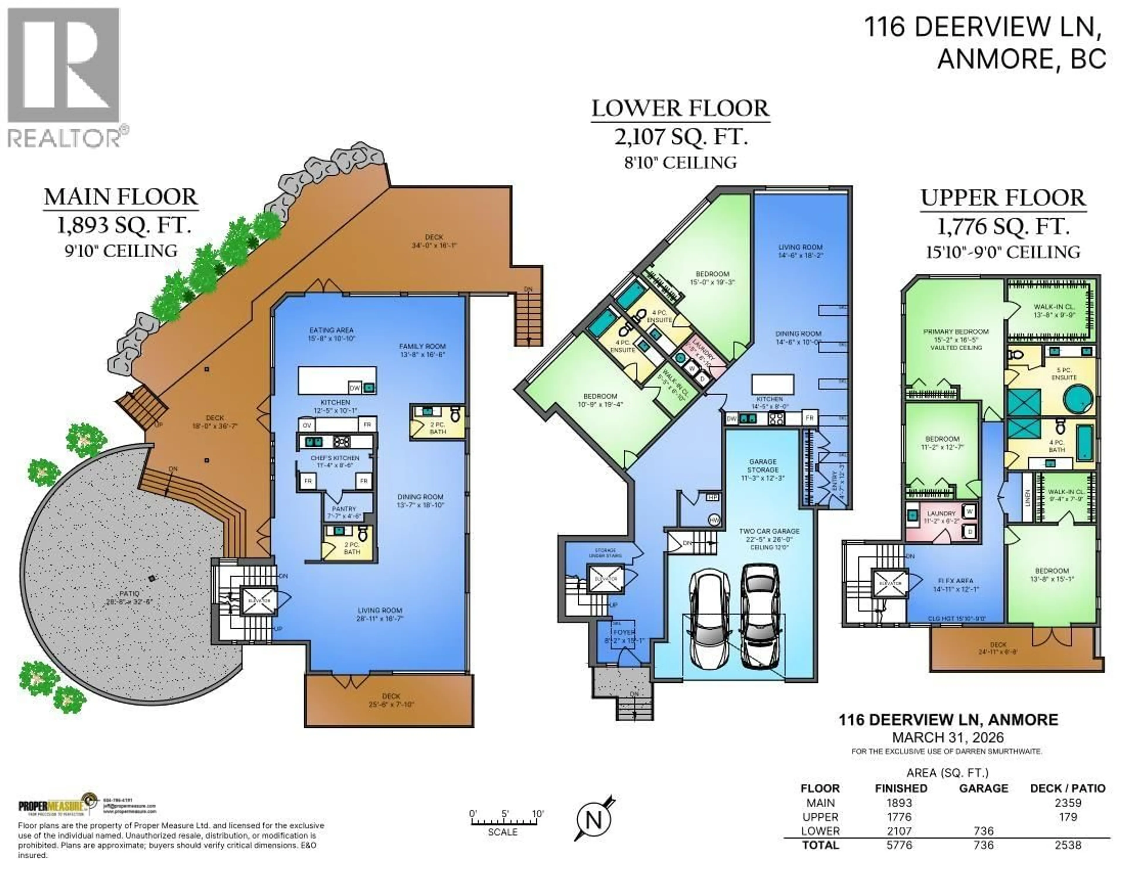 Floor plan for 116 DEERVIEW LANE, Anmore British Columbia V3H0A3
