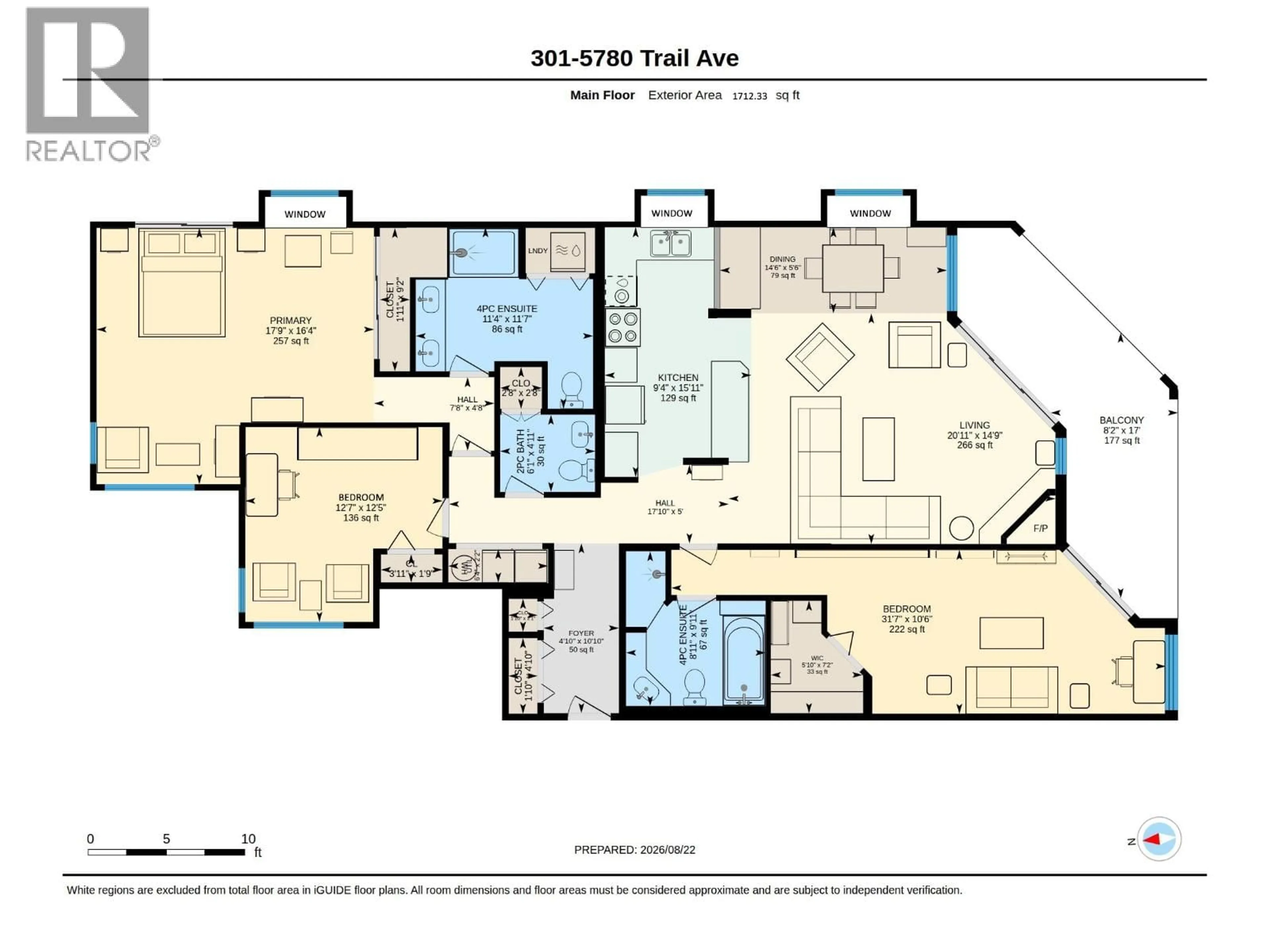 Floor plan for 301 - 5780 TRAIL AVENUE, Sechelt British Columbia V7Z0K5