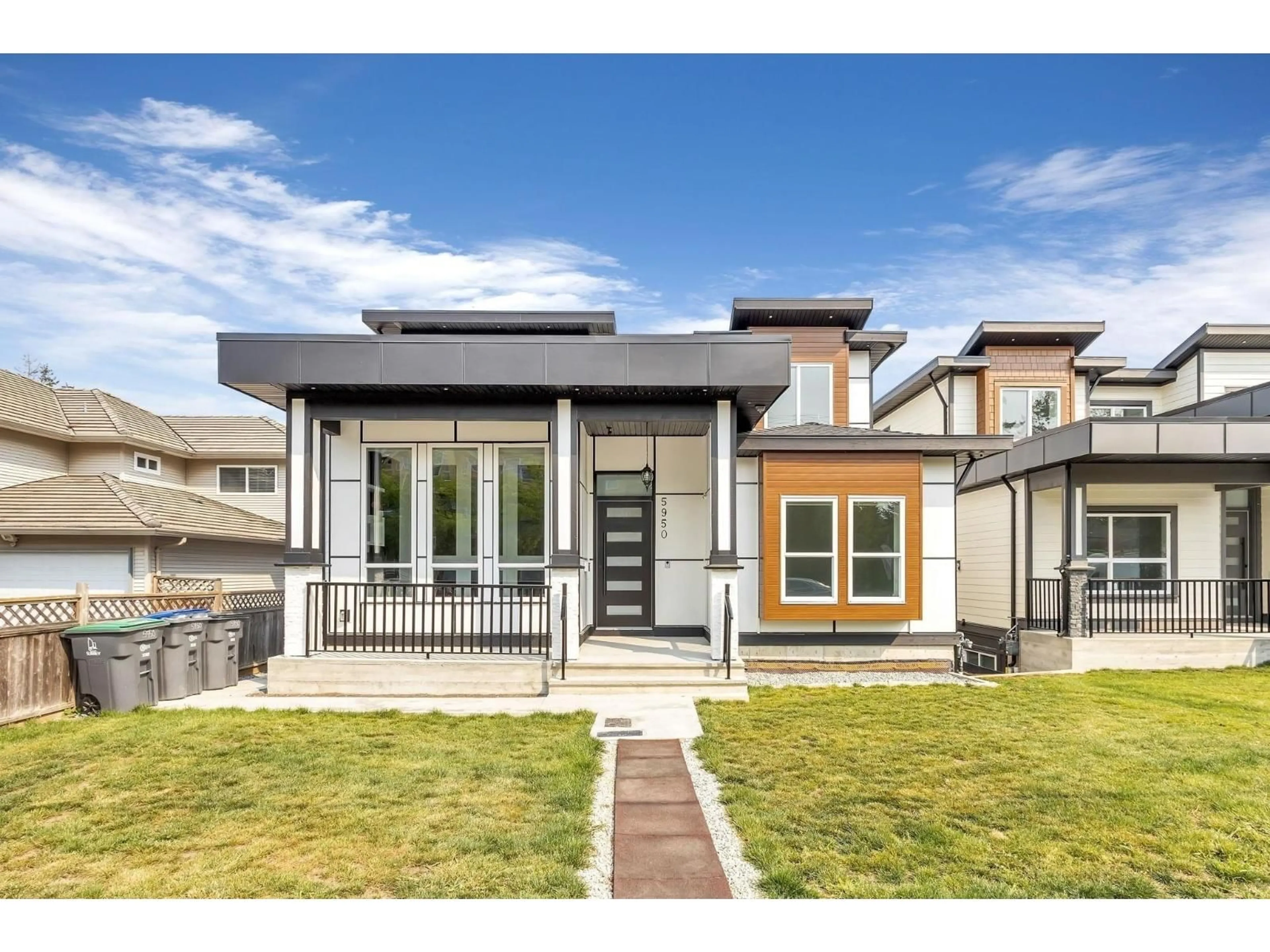 Home with vinyl exterior material, street for 5950 168 STREET, Surrey British Columbia V3S3X6