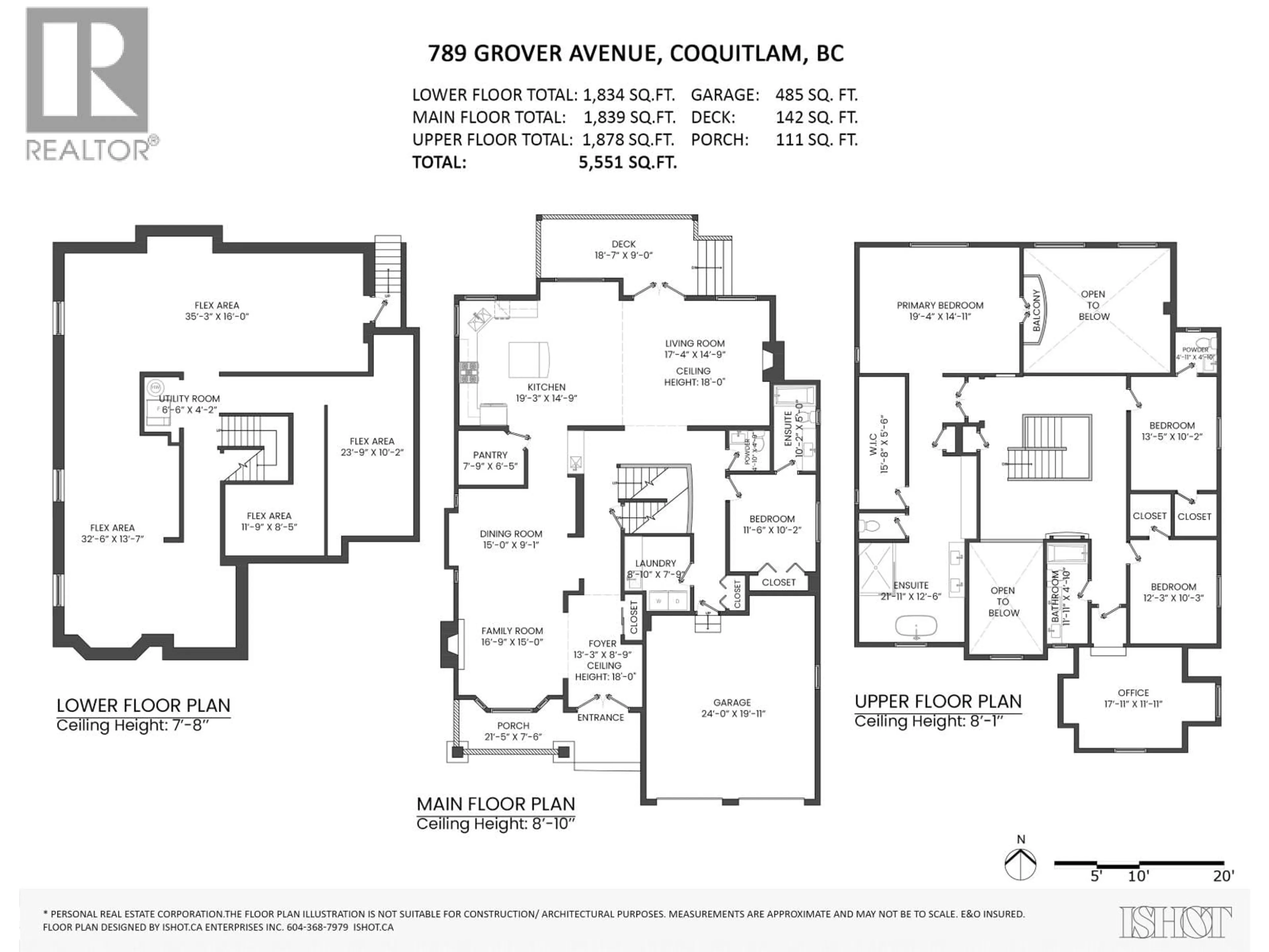 Floor plan for 789 GROVER AVENUE, Coquitlam British Columbia V3J3C9